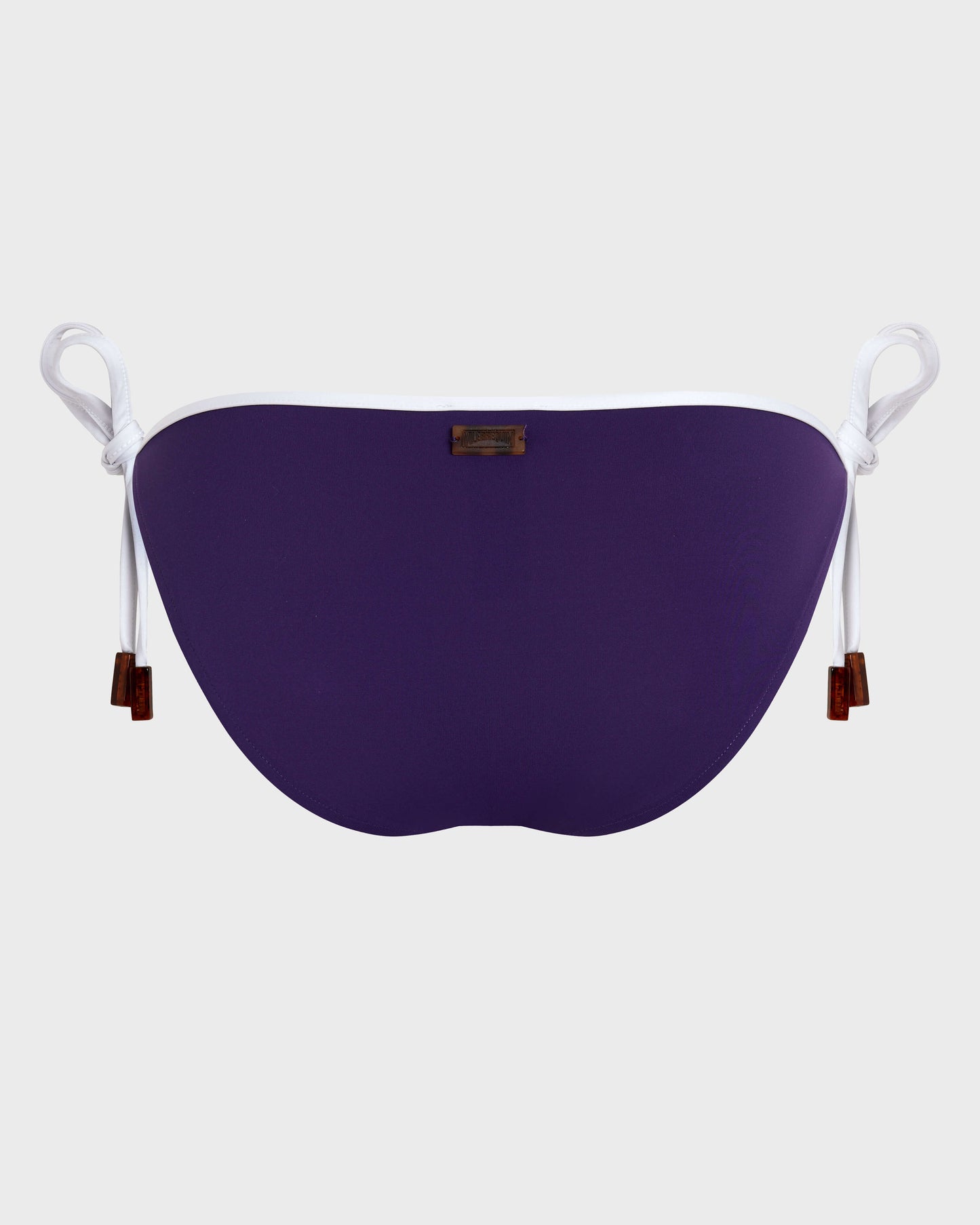 Vilebrequin Women Side Tie Bikini Bottom Solid - Purple Violette