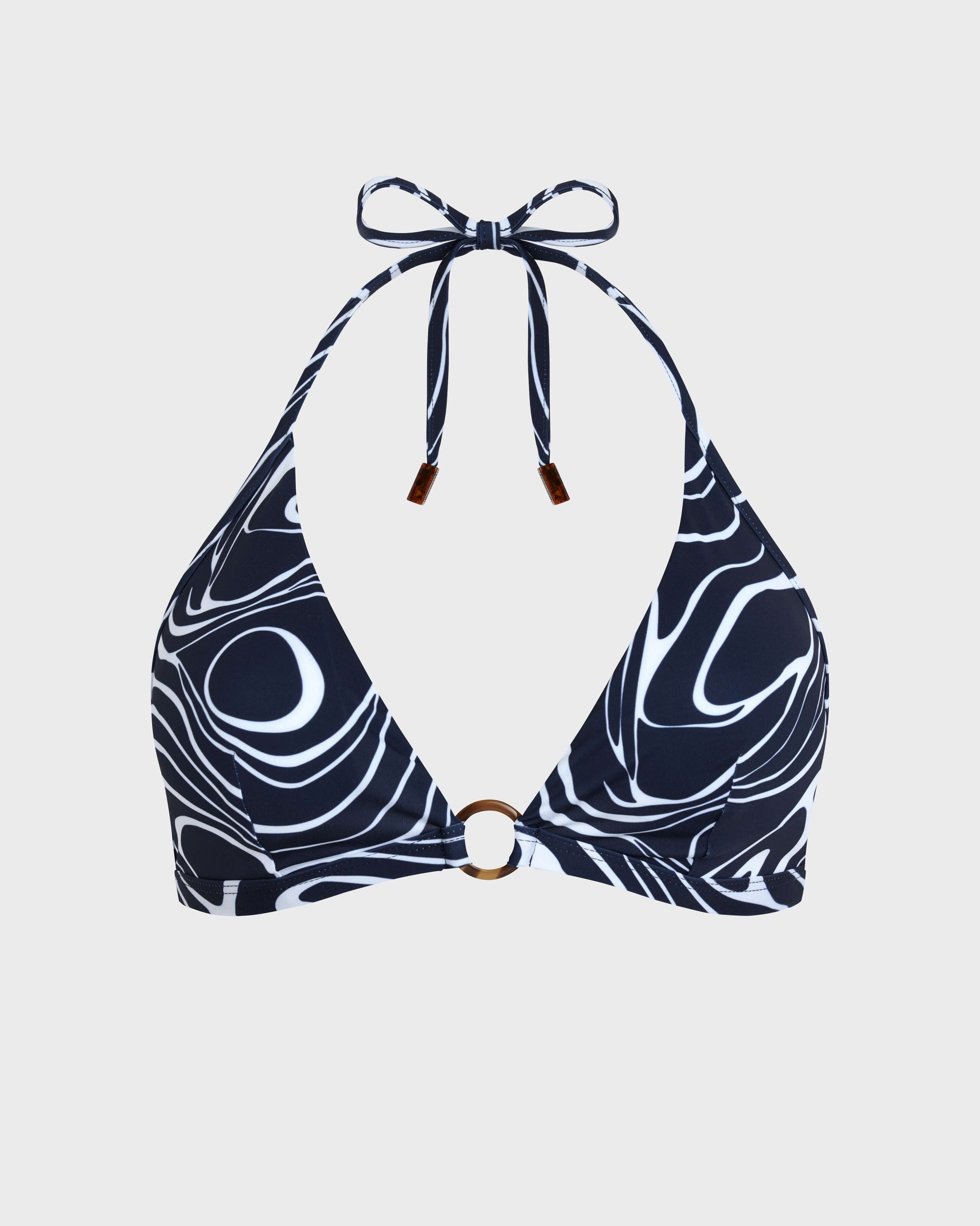 Vilebrequin Women Halter Bikini Top Orcas - Blue Navy