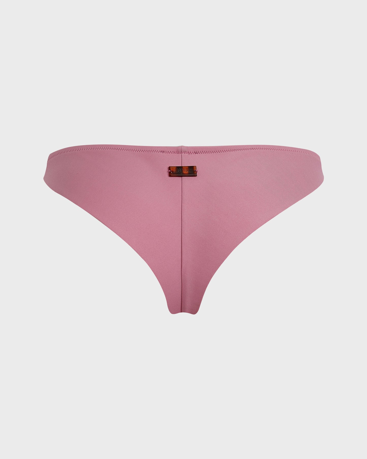 Vilebrequin Women Tanga Bikini Bottom Solid - Pink Boudoir