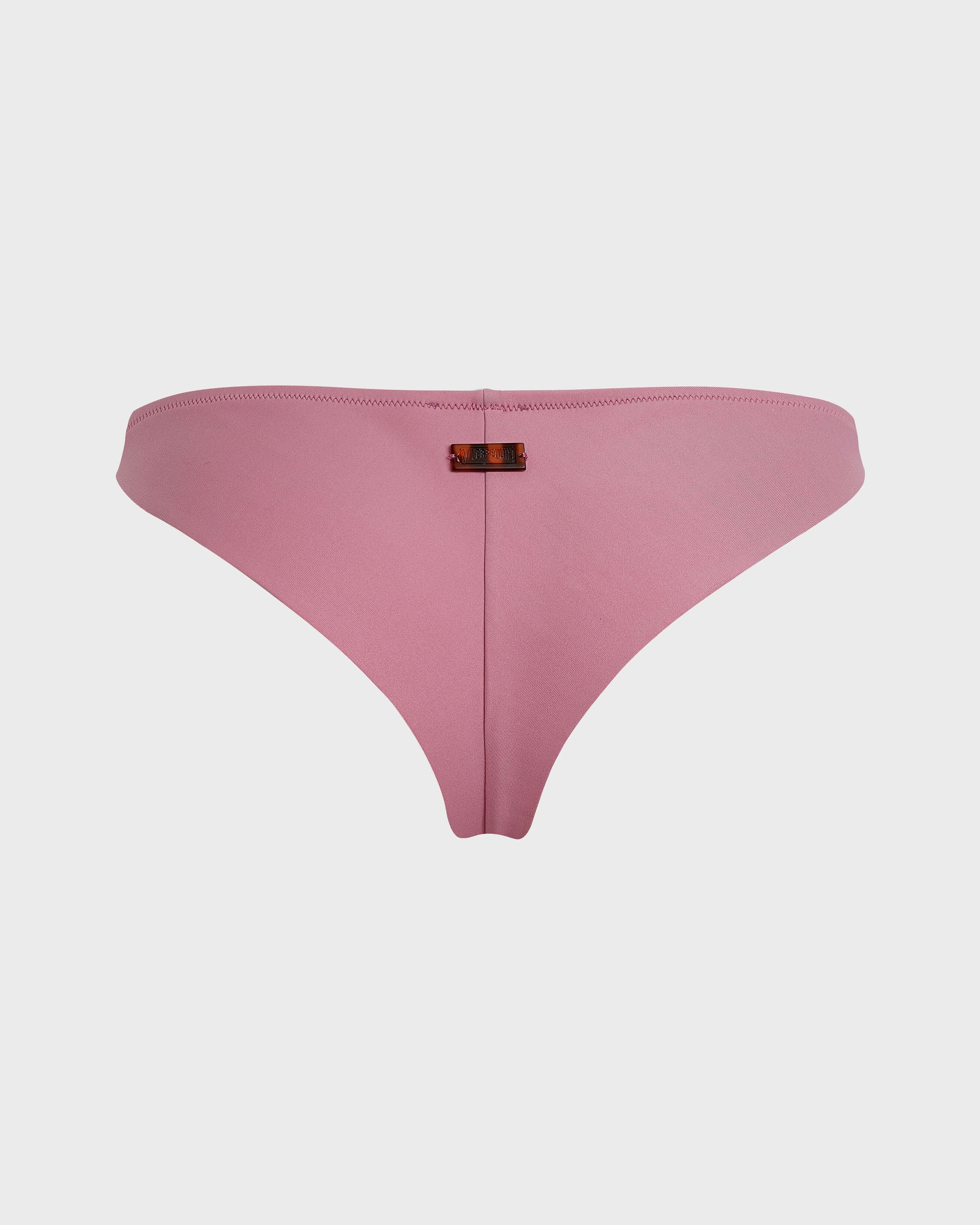 Vilebrequin Women Tanga Bikini Bottom Solid - Pink Boudoir