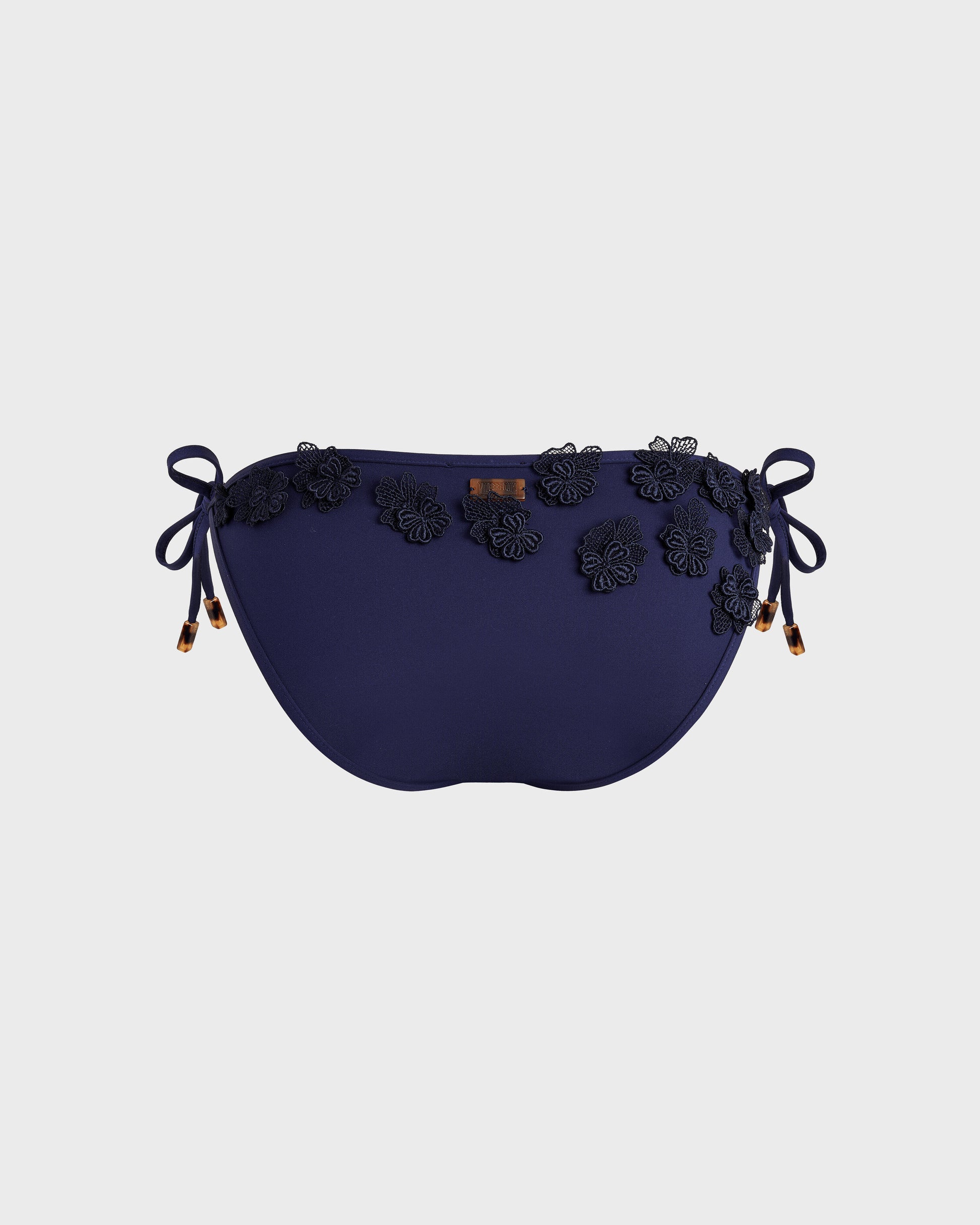 Vilebrequin Women Bikini Bottom Embroidered Guipure Florale - Blue Navy