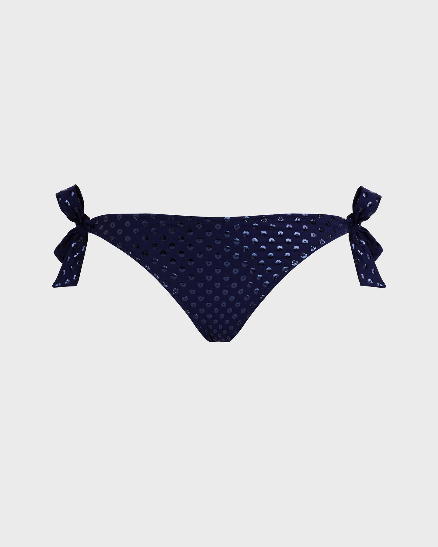 Vilebrequin Women Side Tie Bikini Bottom Relief Sparkling - Blue Navy