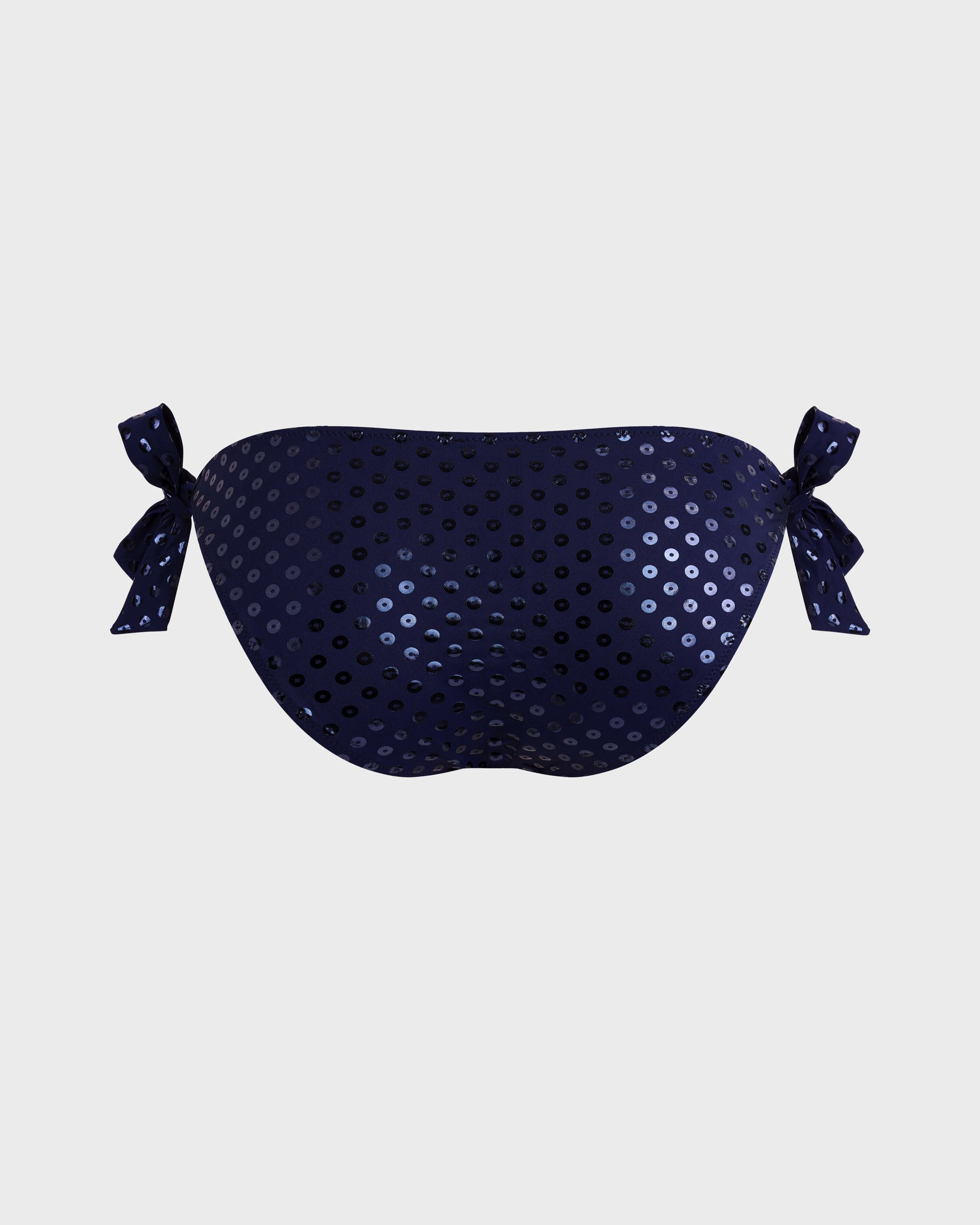 Vilebrequin Women Side Tie Bikini Bottom Relief Sparkling - Blue Navy