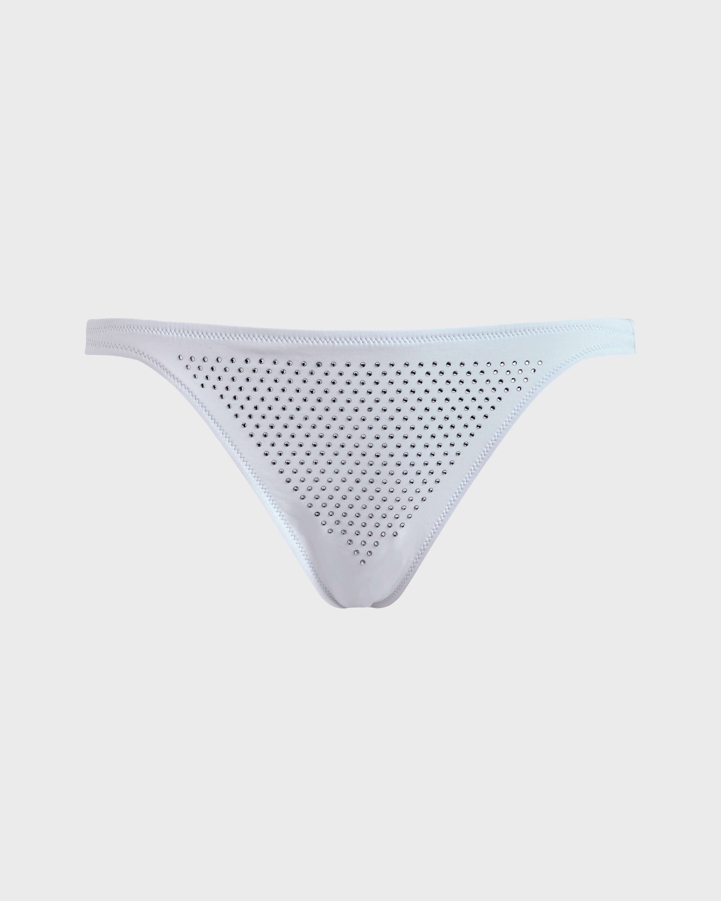 Vilebrequin Women Mini brief Bikini Bottom Strass - White