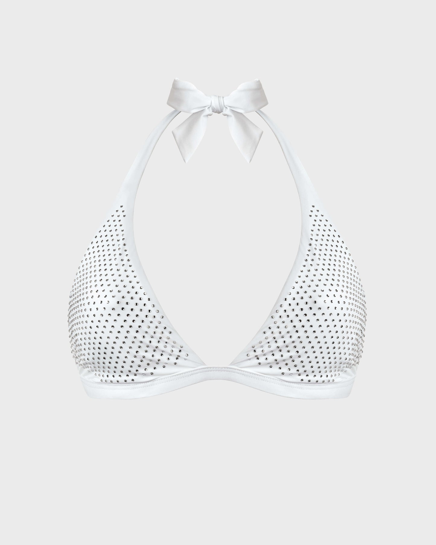 Vilebrequin Women Halter Bikini Top Strass - White