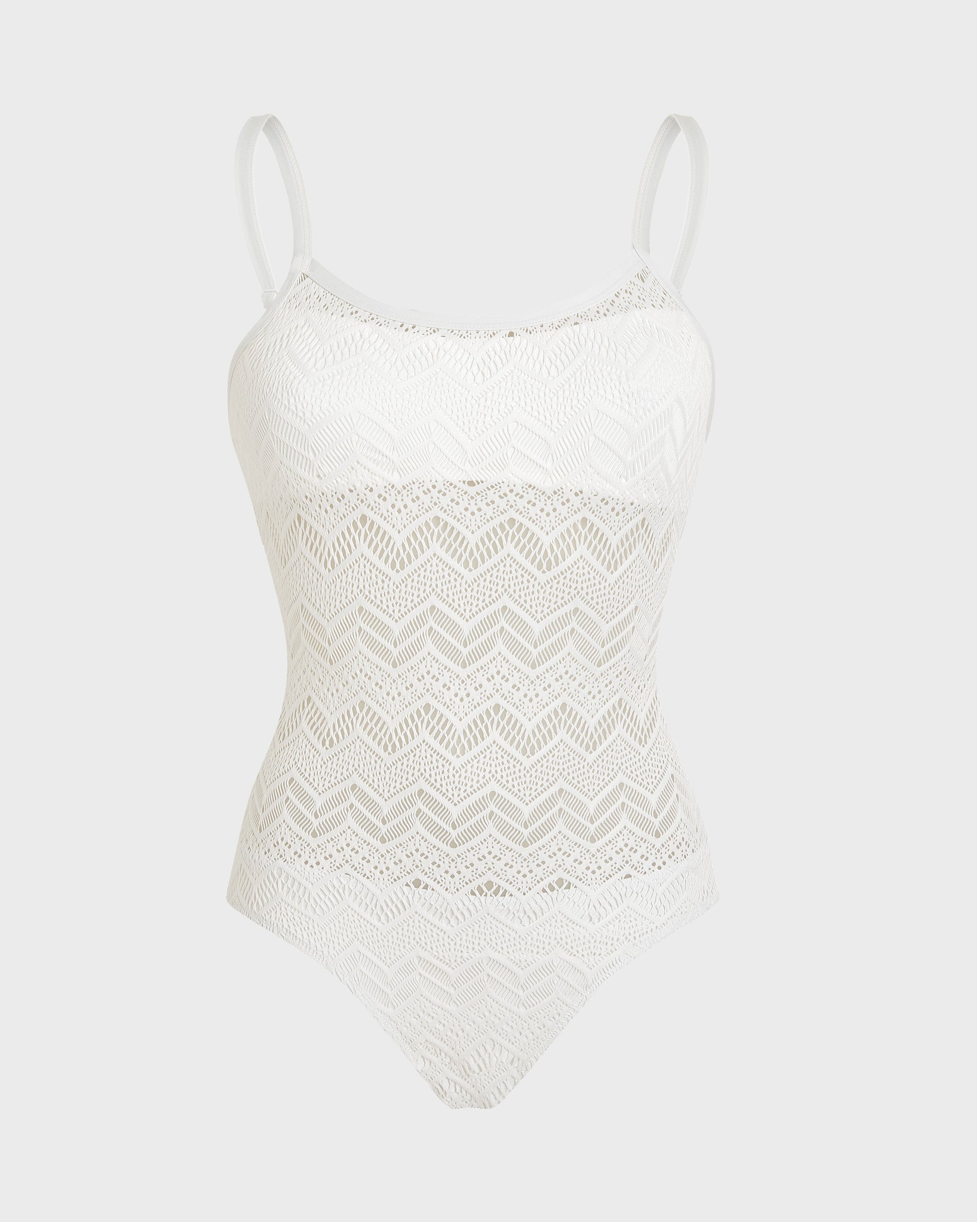 Vilebrequin Women Lace One-piece Swimsuit - Off white
