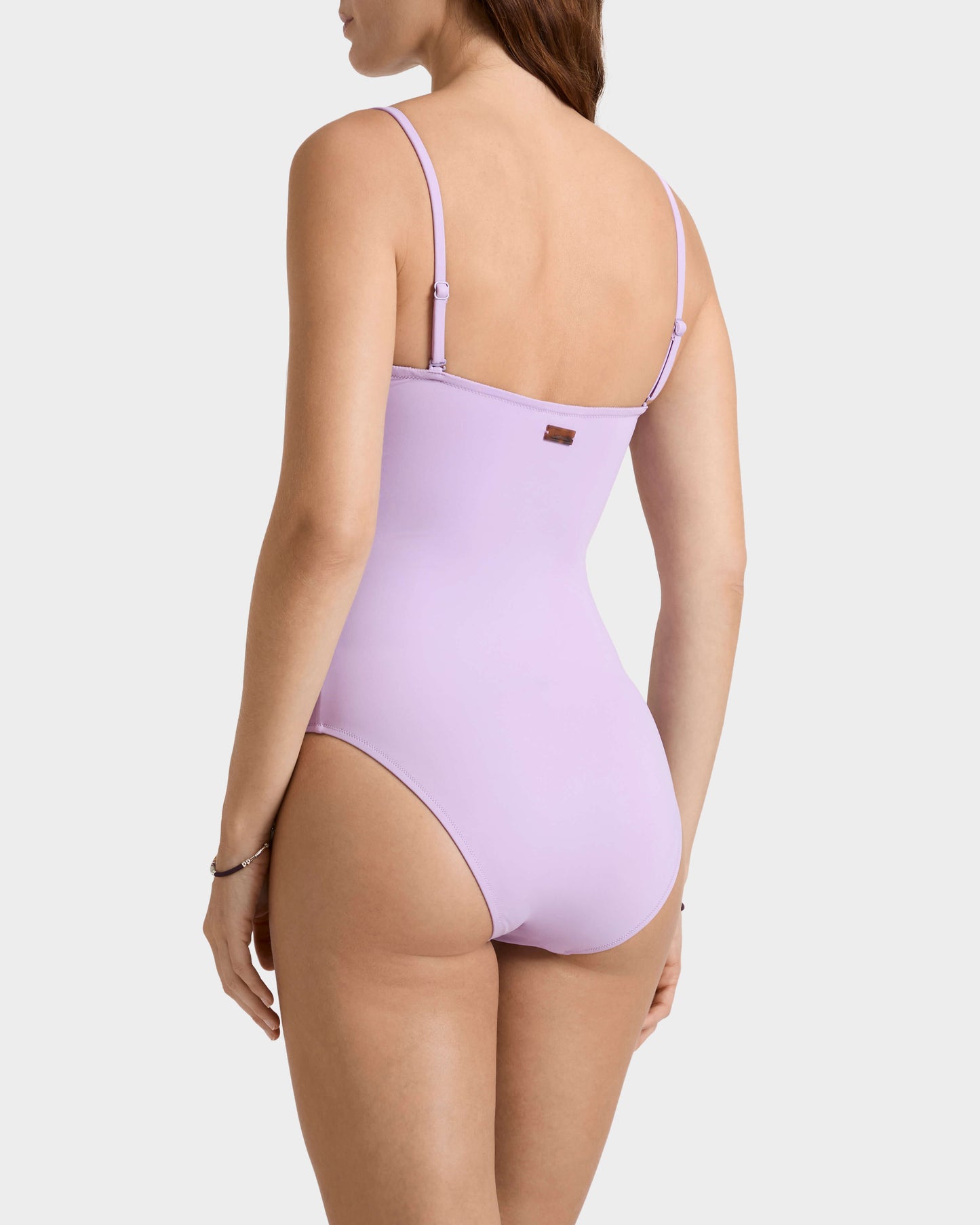 Vilebrequin Women Bustier One-piece Swimsuit Solid - Purple Fleur