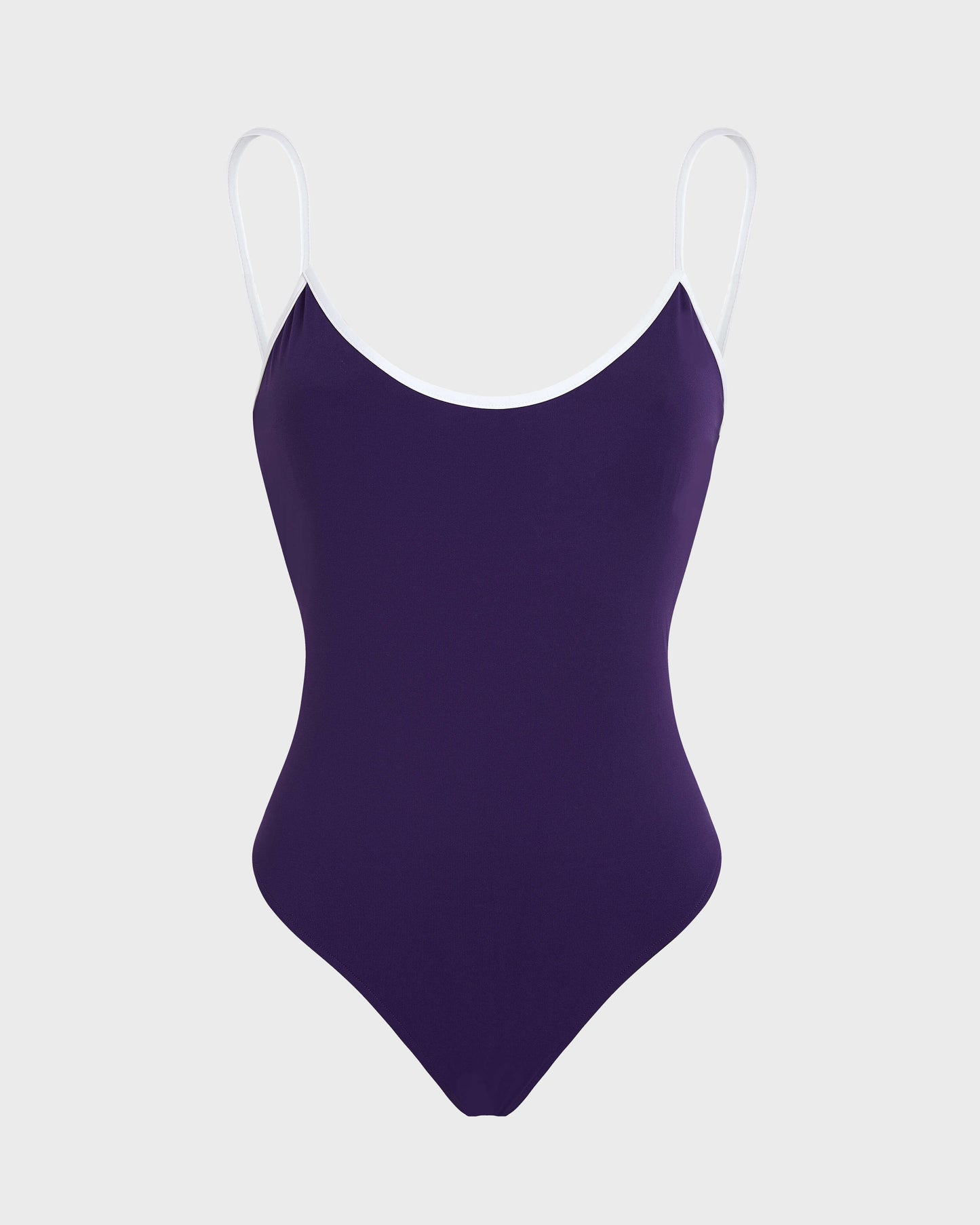 Vilebrequin Women Low-back One-piece Swimsuit Solid - Purple Violette