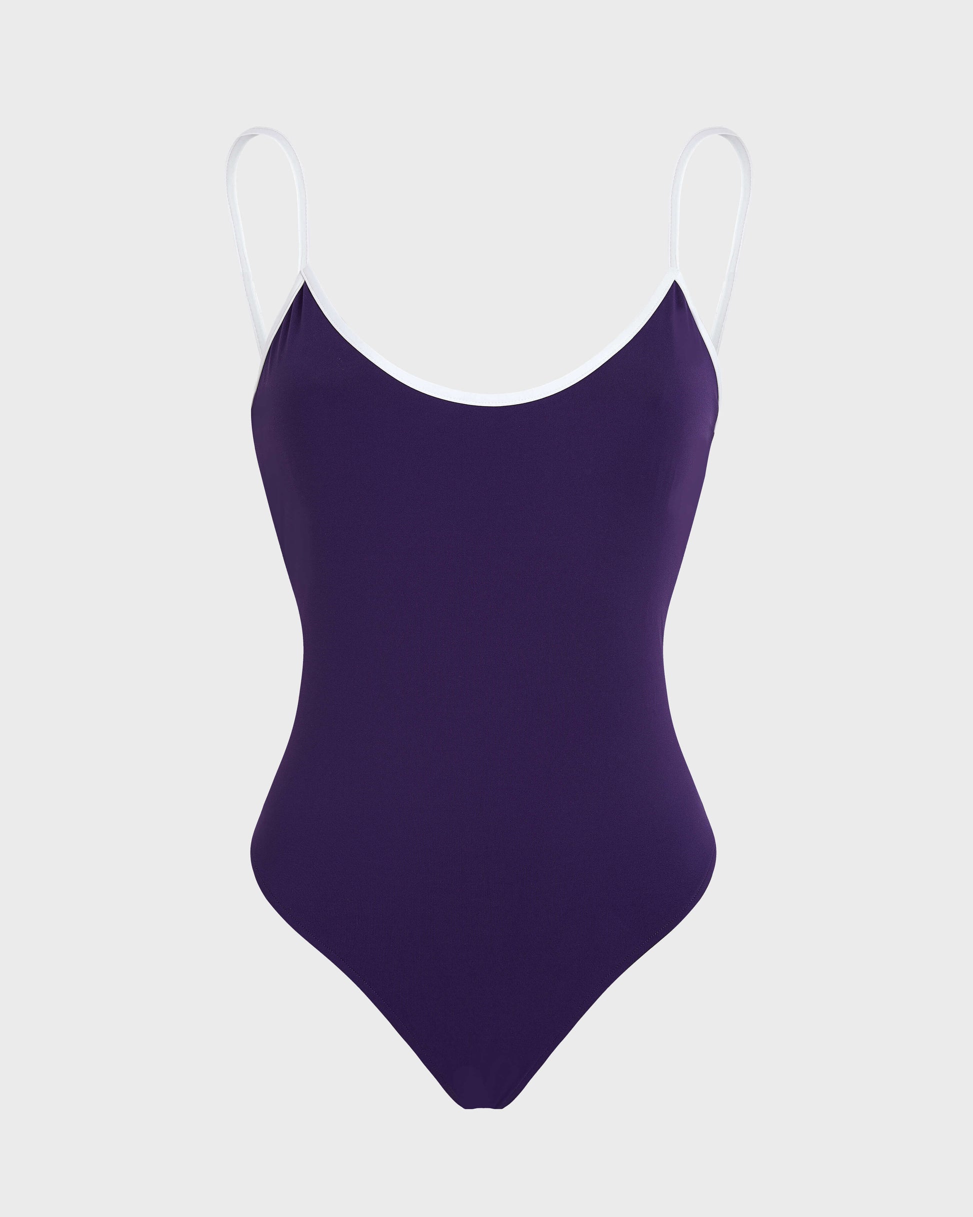 Vilebrequin Women Low-back One-piece Swimsuit Solid - Purple Violette