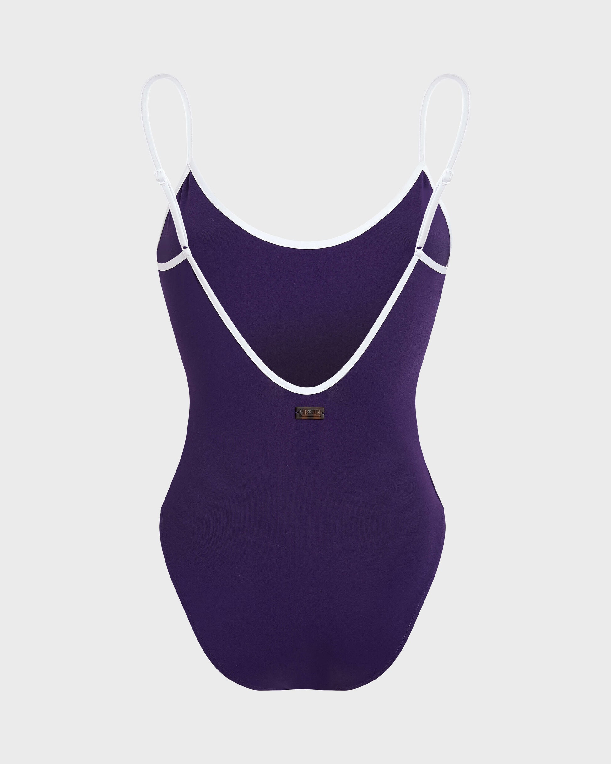 Vilebrequin Women Low-back One-piece Swimsuit Solid - Purple Violette