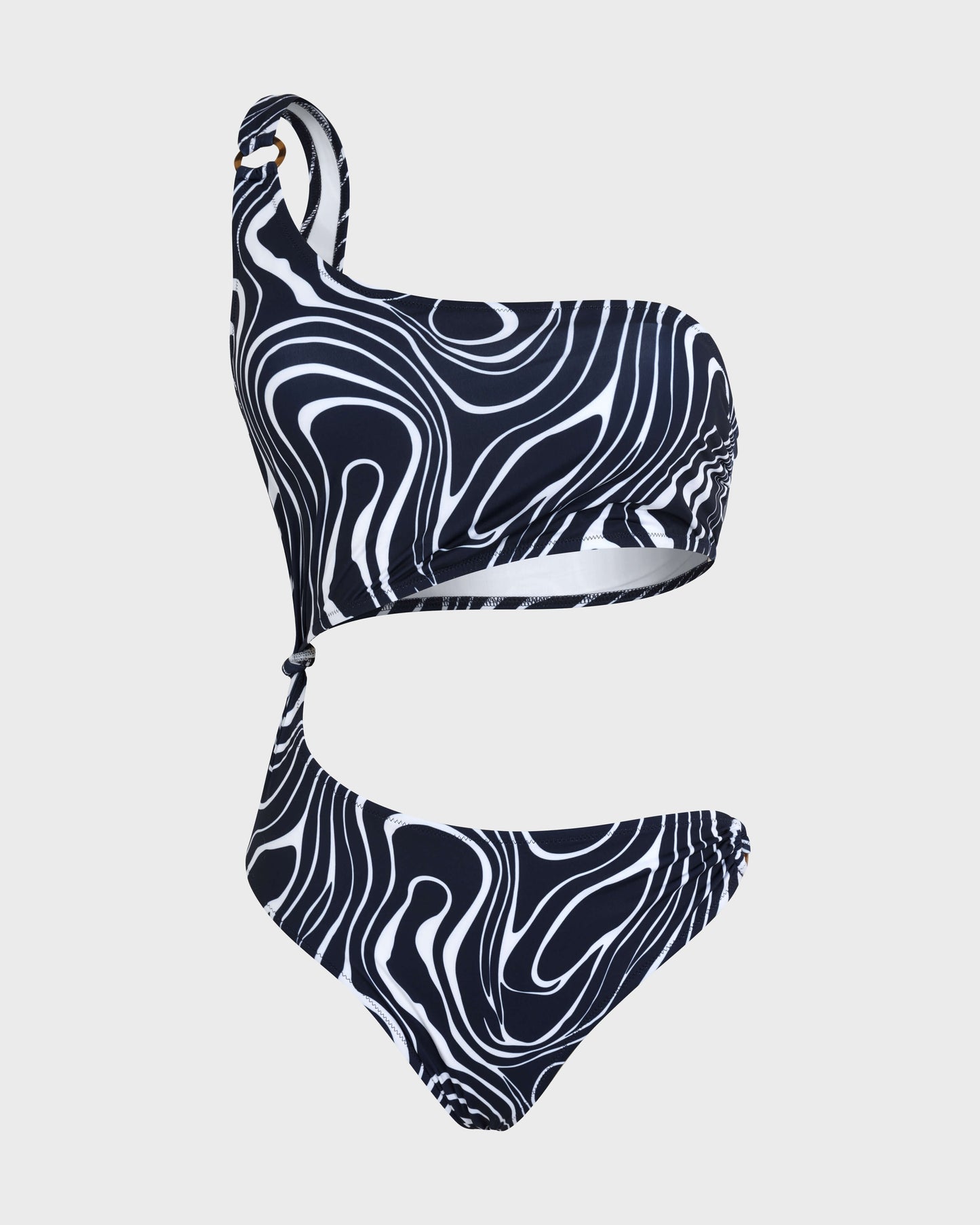 Vilebrequin Women Asymmetric One-piece swimsuit Orcas - Blue Navy