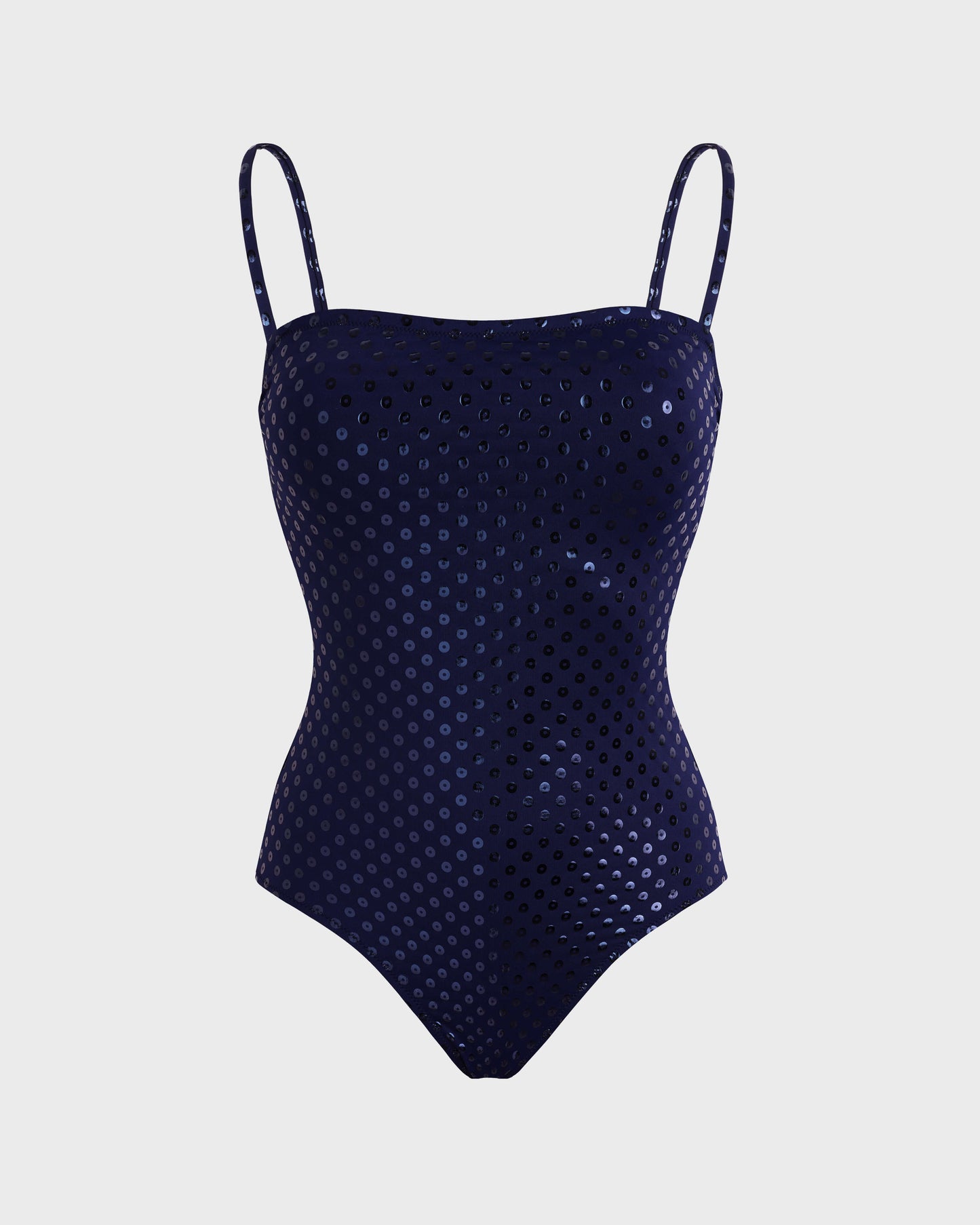 Vilebrequin Women Bustier One-piece Swimsuit Relief Sparkling - Blue Navy