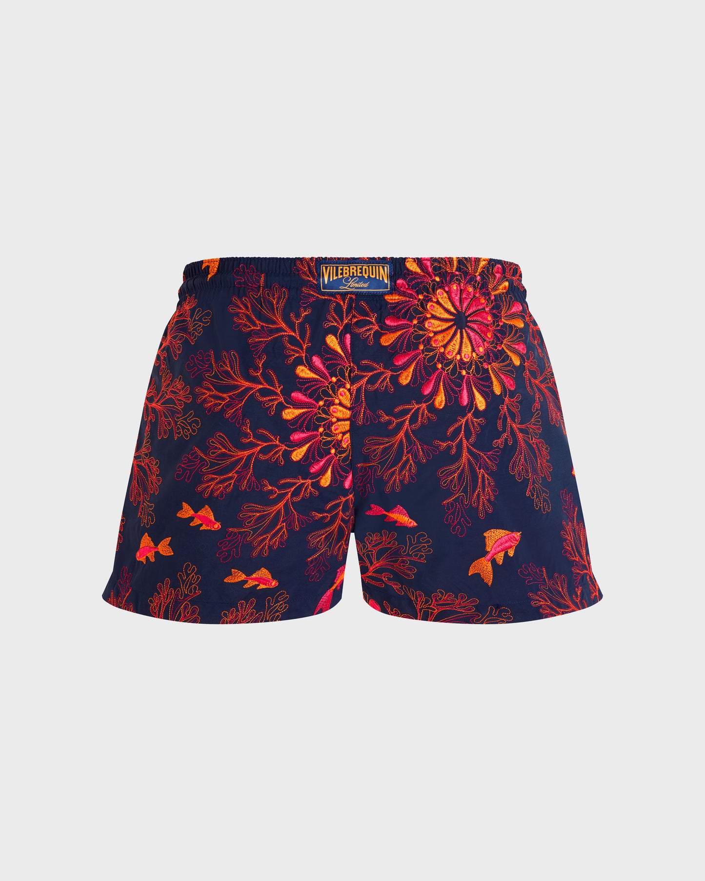 Vilebrequin Women Mandala Embroidered Swim Trunks- Limited Edition - Blue Navy