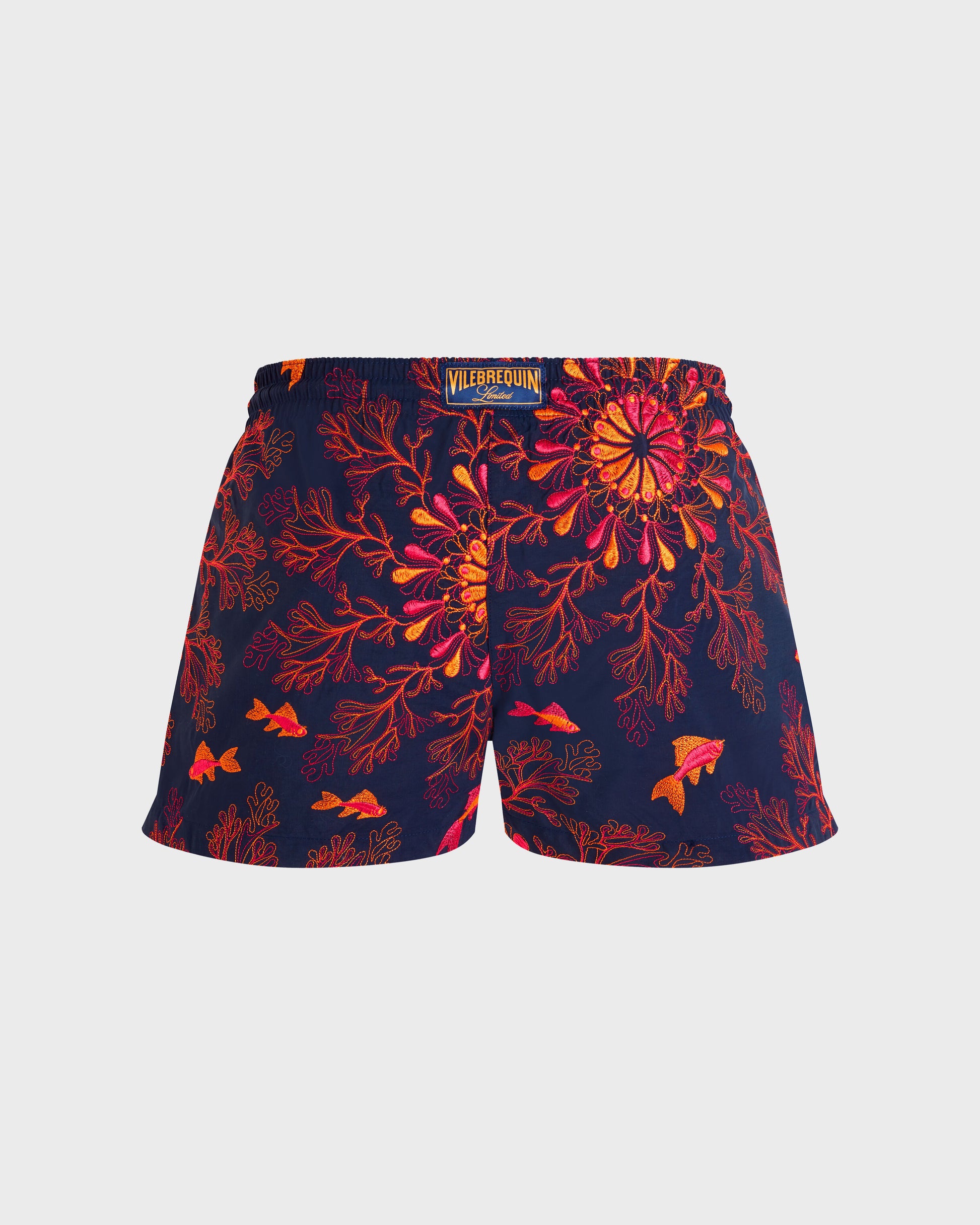 Vilebrequin Women Mandala Embroidered Swim Trunks- Limited Edition - Blue Navy