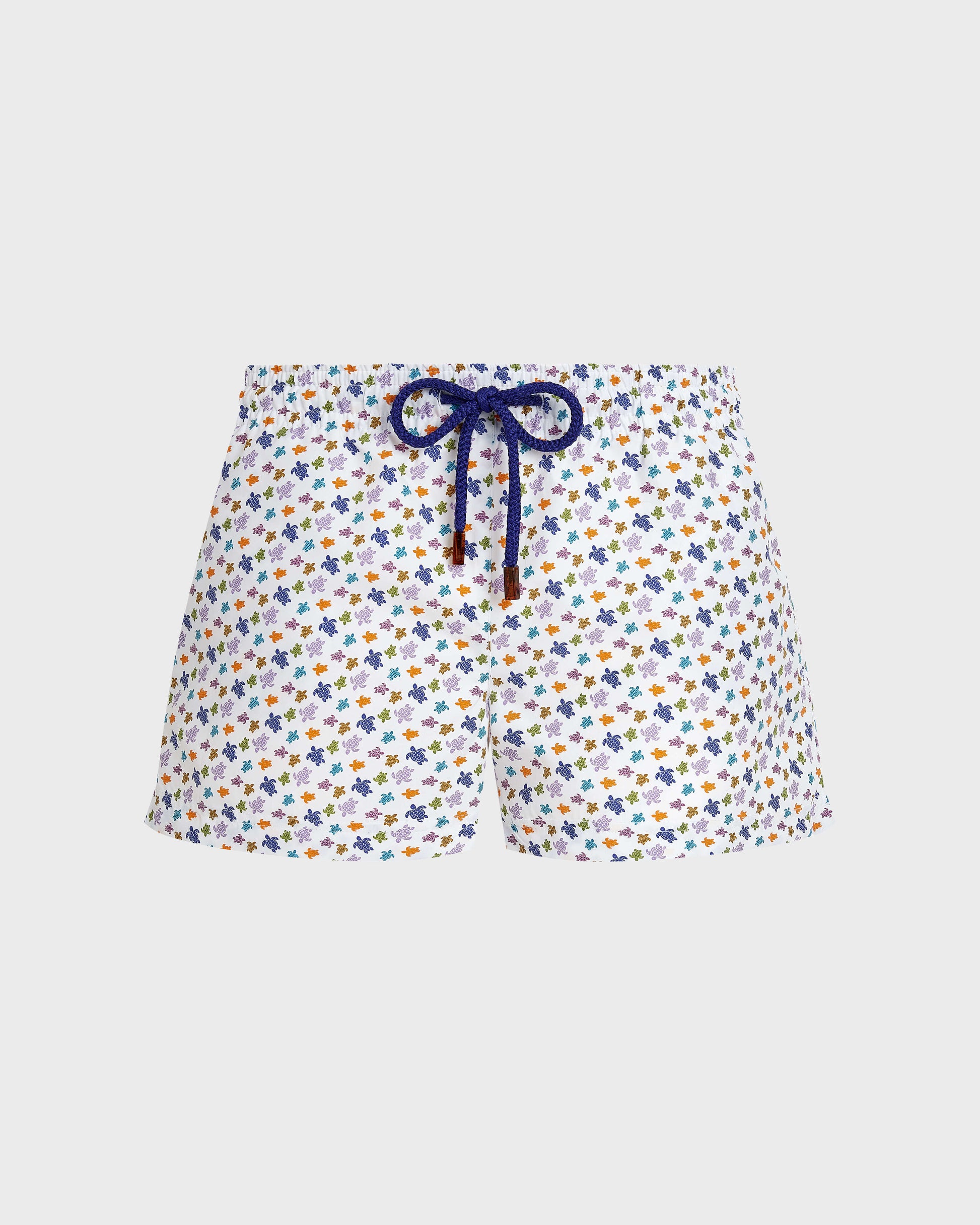 Vilebrequin Women Swim Trunks Micro Ronde des Tortues - White