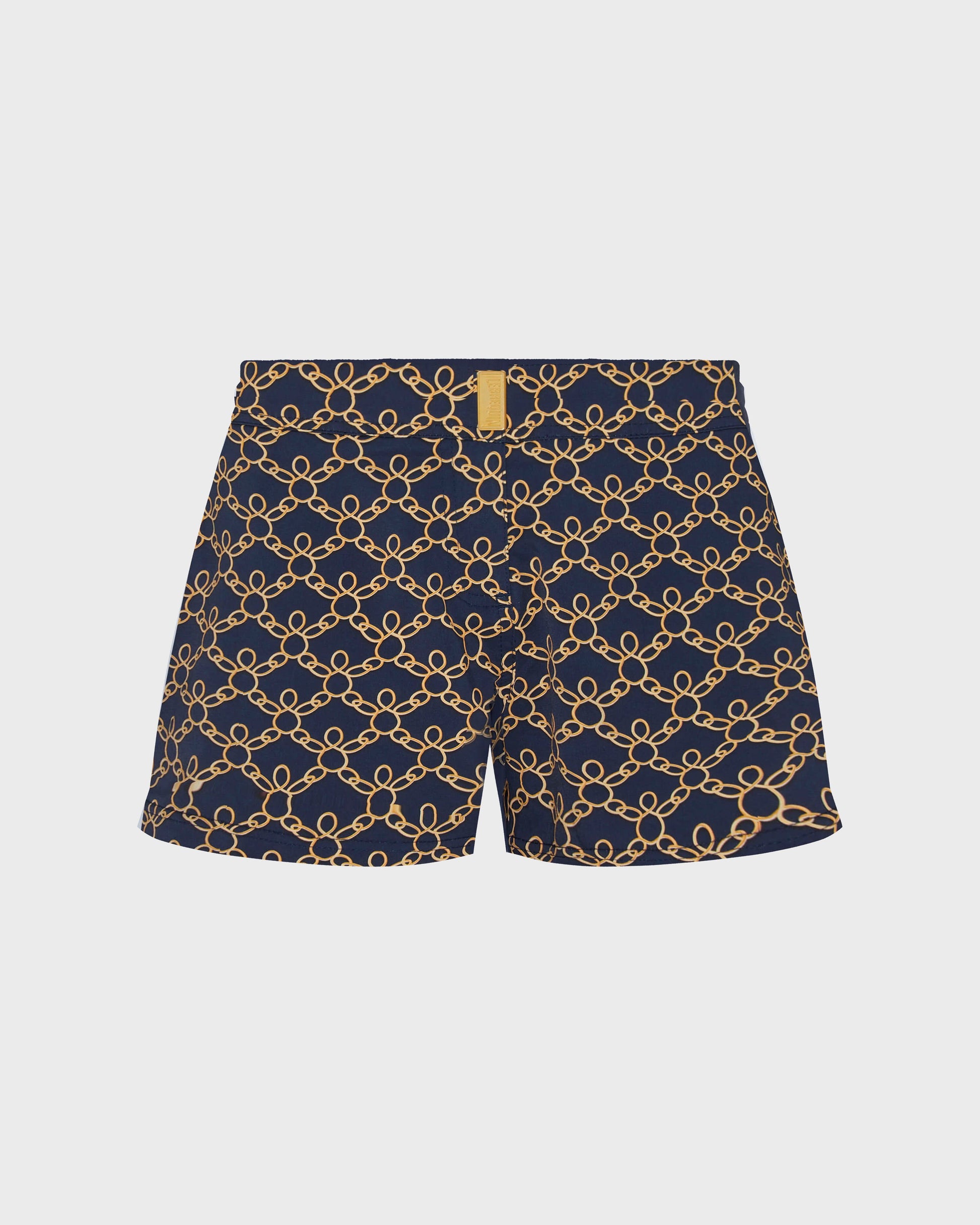 Vilebrequin Women Swim Shorts Turtles Chain - Blue Navy