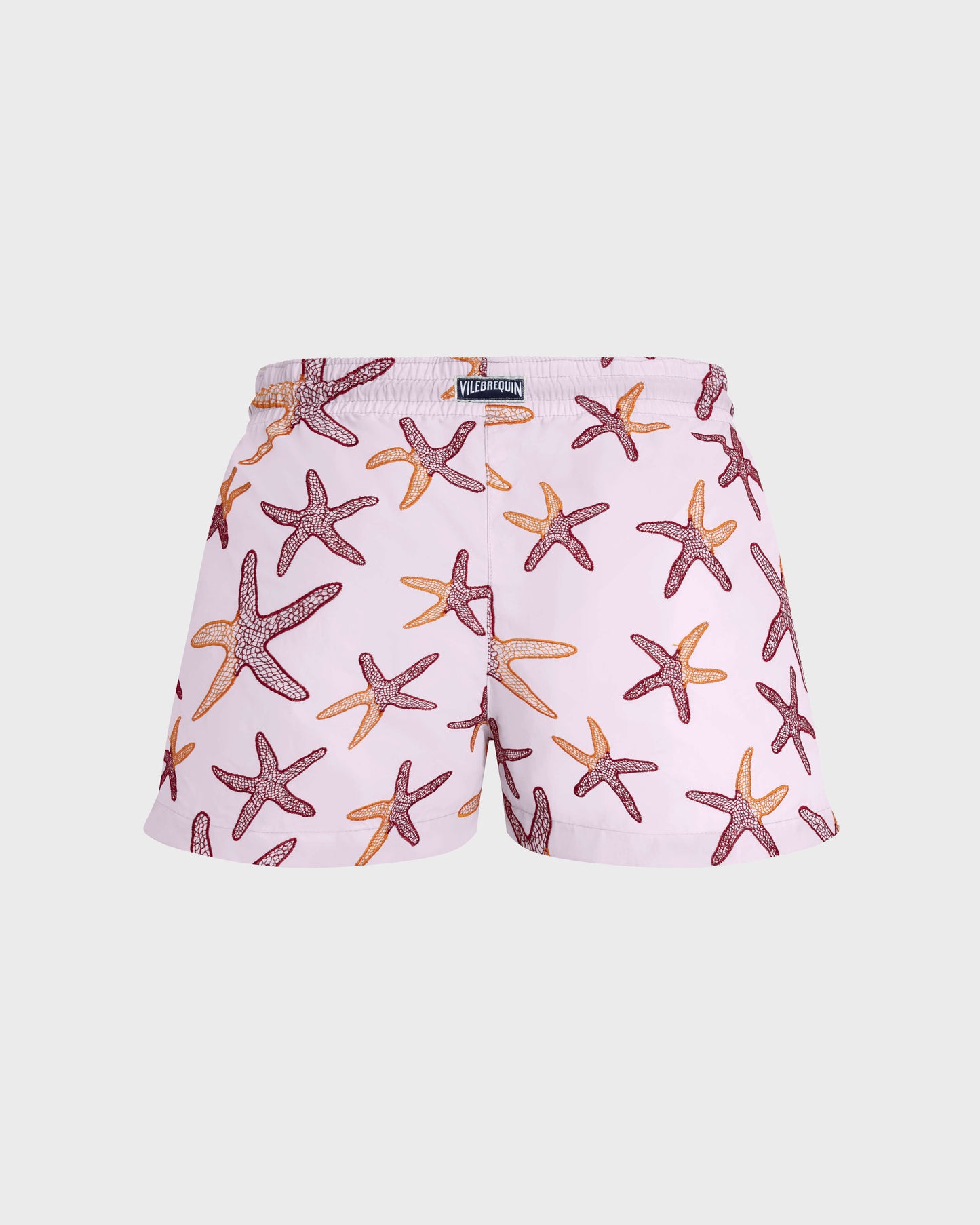 Vilebrequin Women Swim Shorts Embroidered Starlettes - Petale / pink
