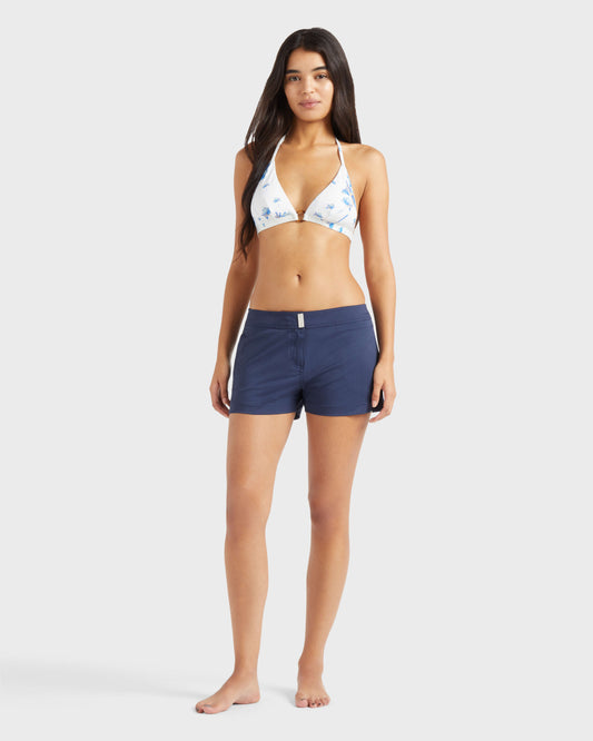 Vilebrequin Women Swim Shorts Solid - Blue Navy
