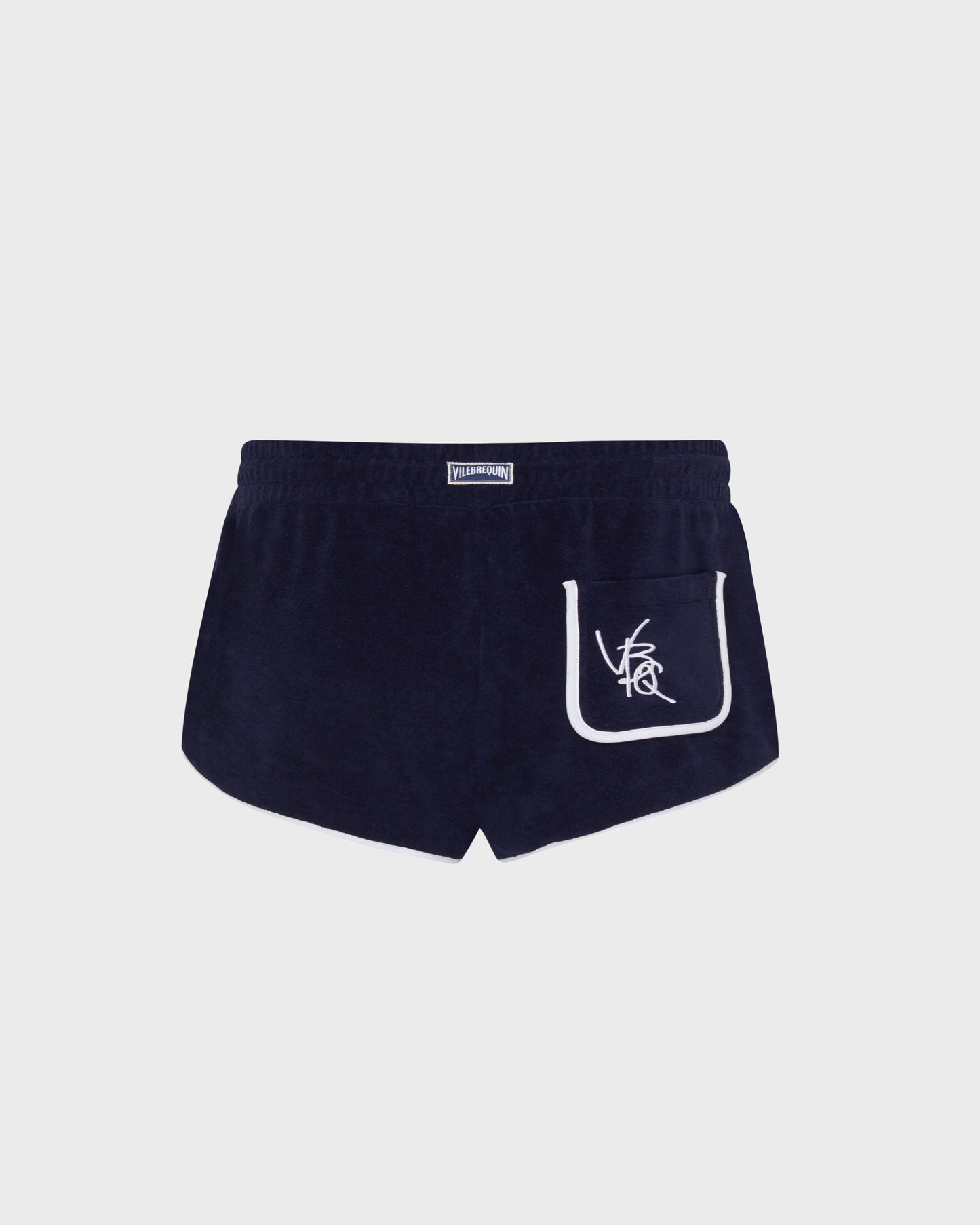 Vilebrequin Women Terry Shorts VBQ Line - Blue Navy
