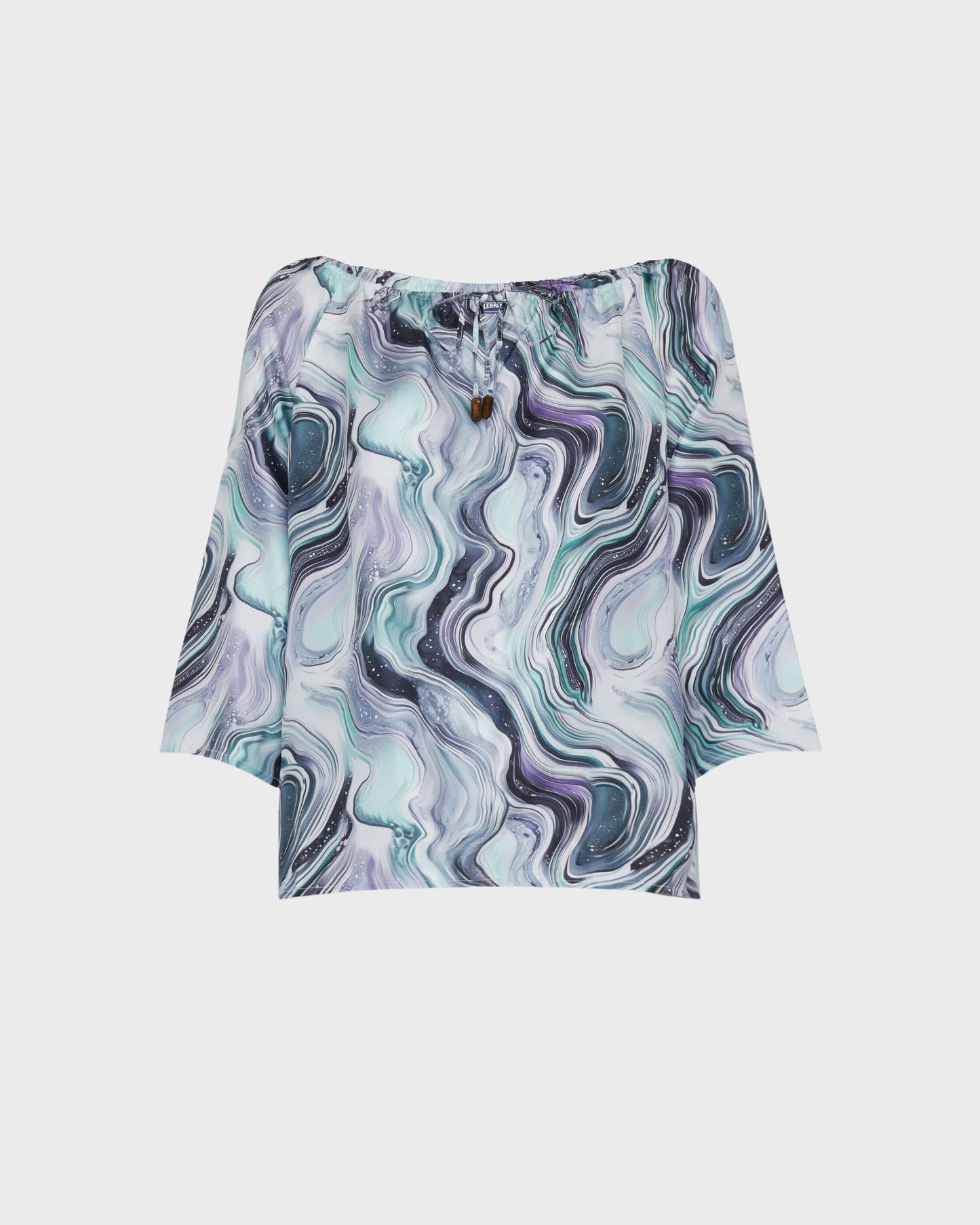 Vilebrequin Women Silk Shirt Marble - White