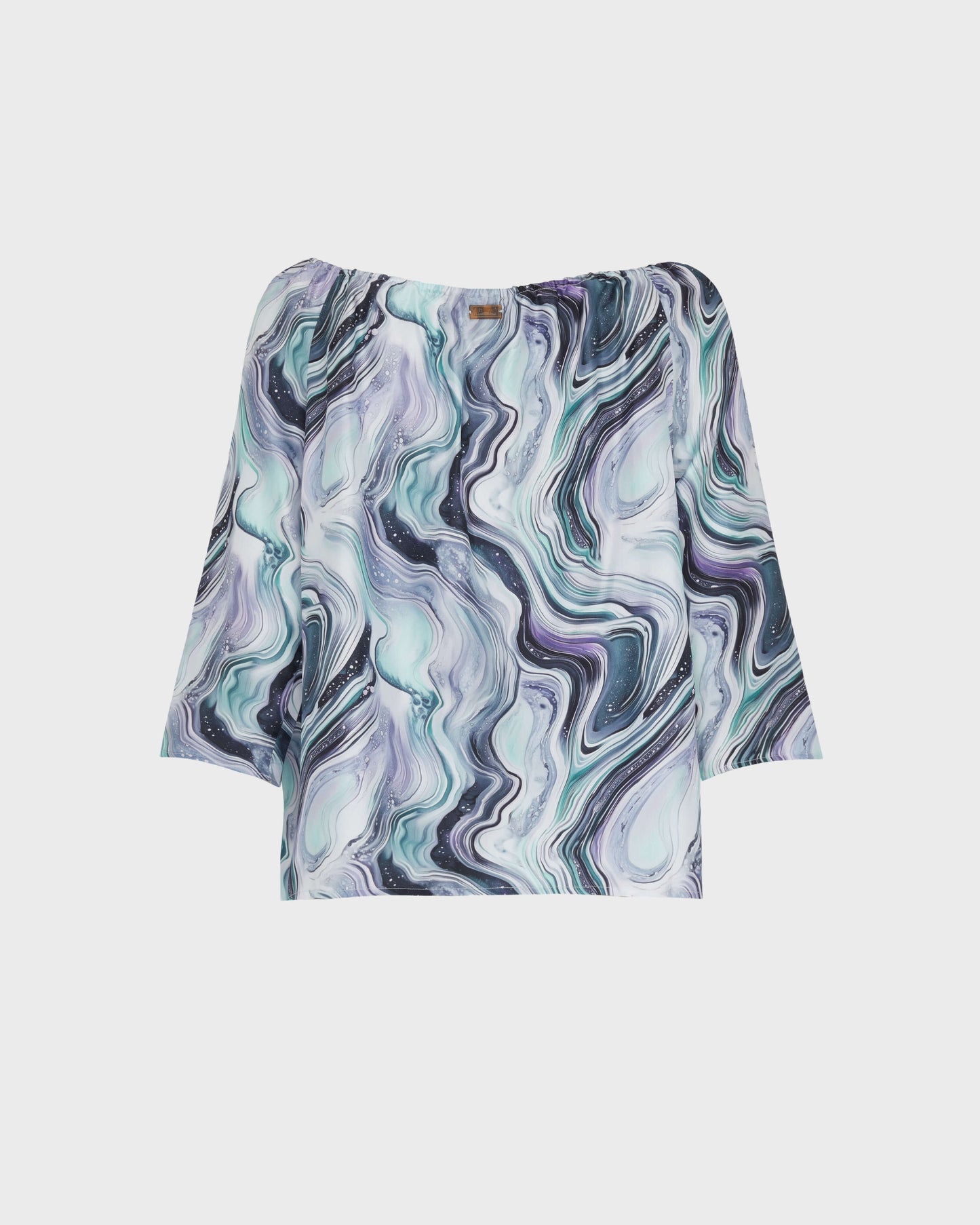 Vilebrequin Women Silk Shirt Marble - White