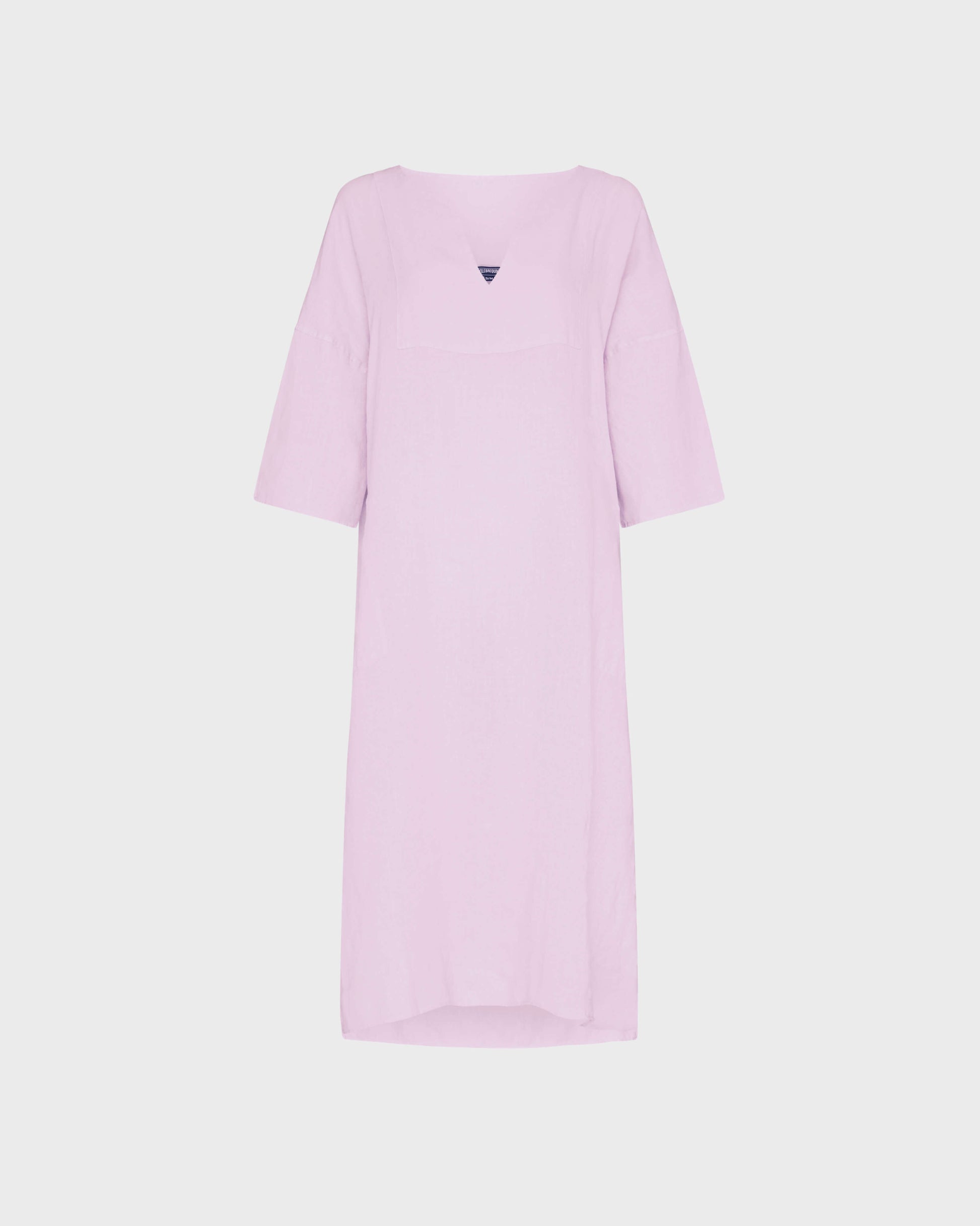 Vilebrequin Women Linen Kaftan Solid - Purple Fleur