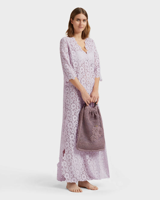 Vilebrequin Women Guipure Kaftan Flowers Lace