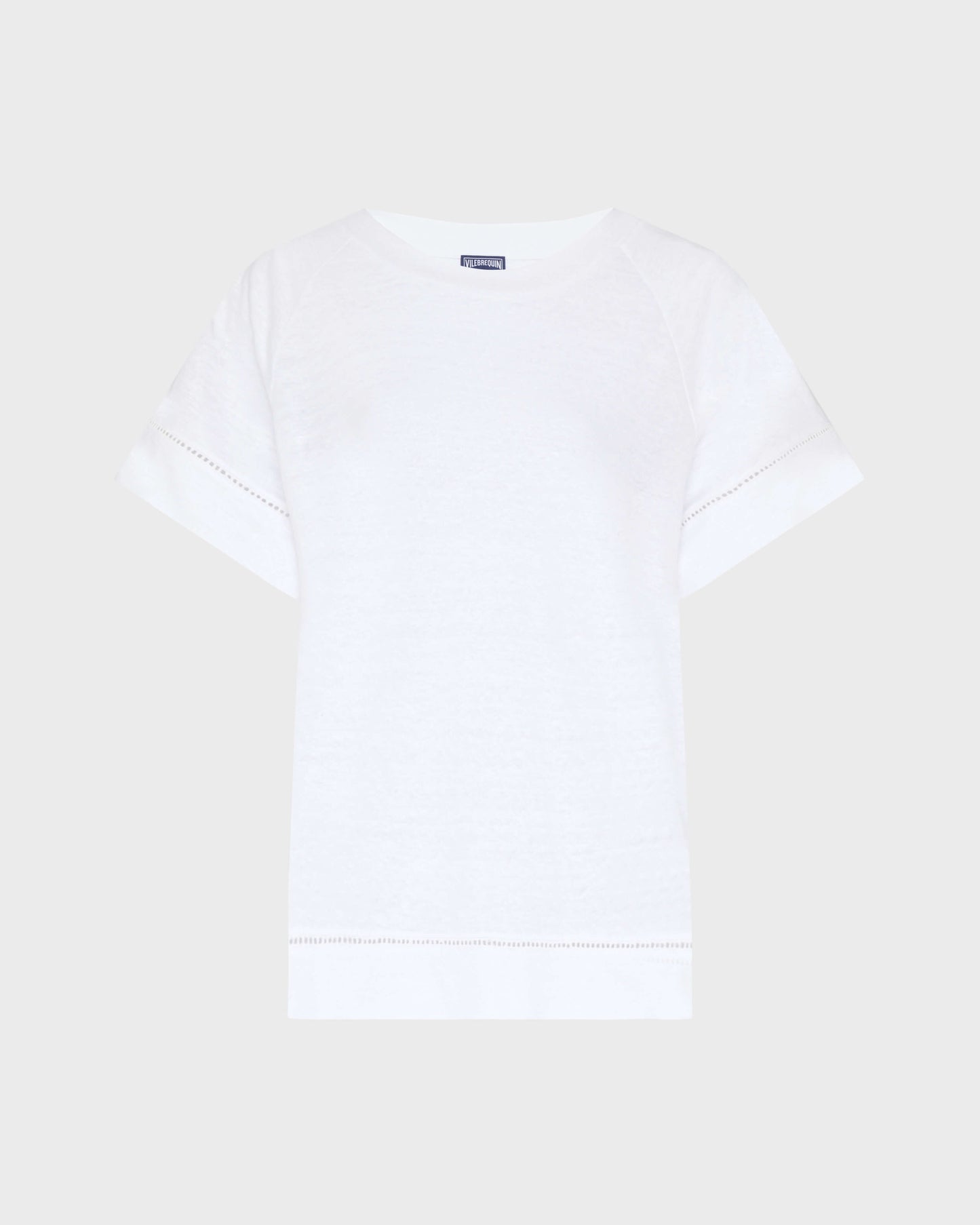 Vilebrequin Women Linen T-shirt Solid - White