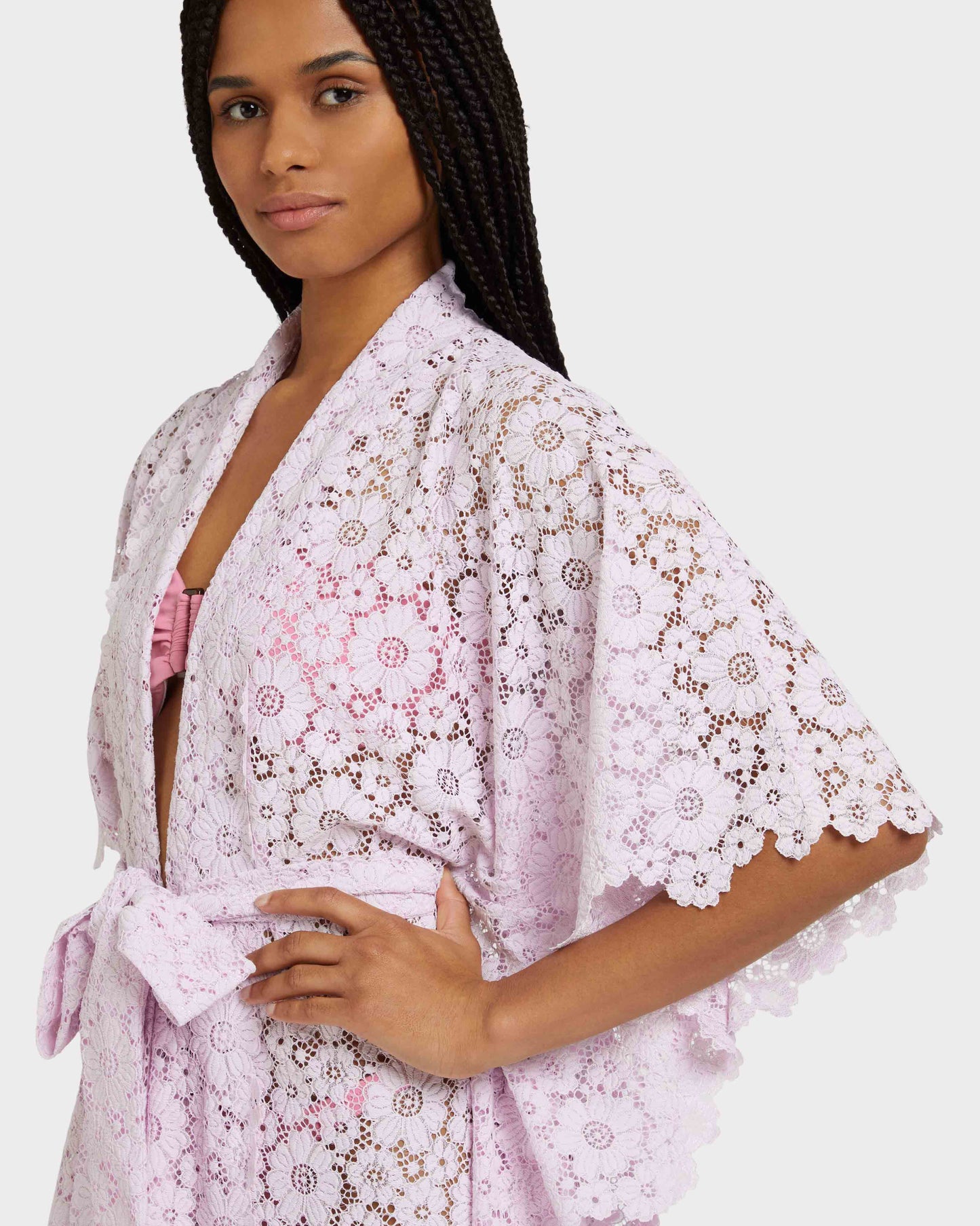 Vilebrequin Women Guipure Kimono Flowers Lace