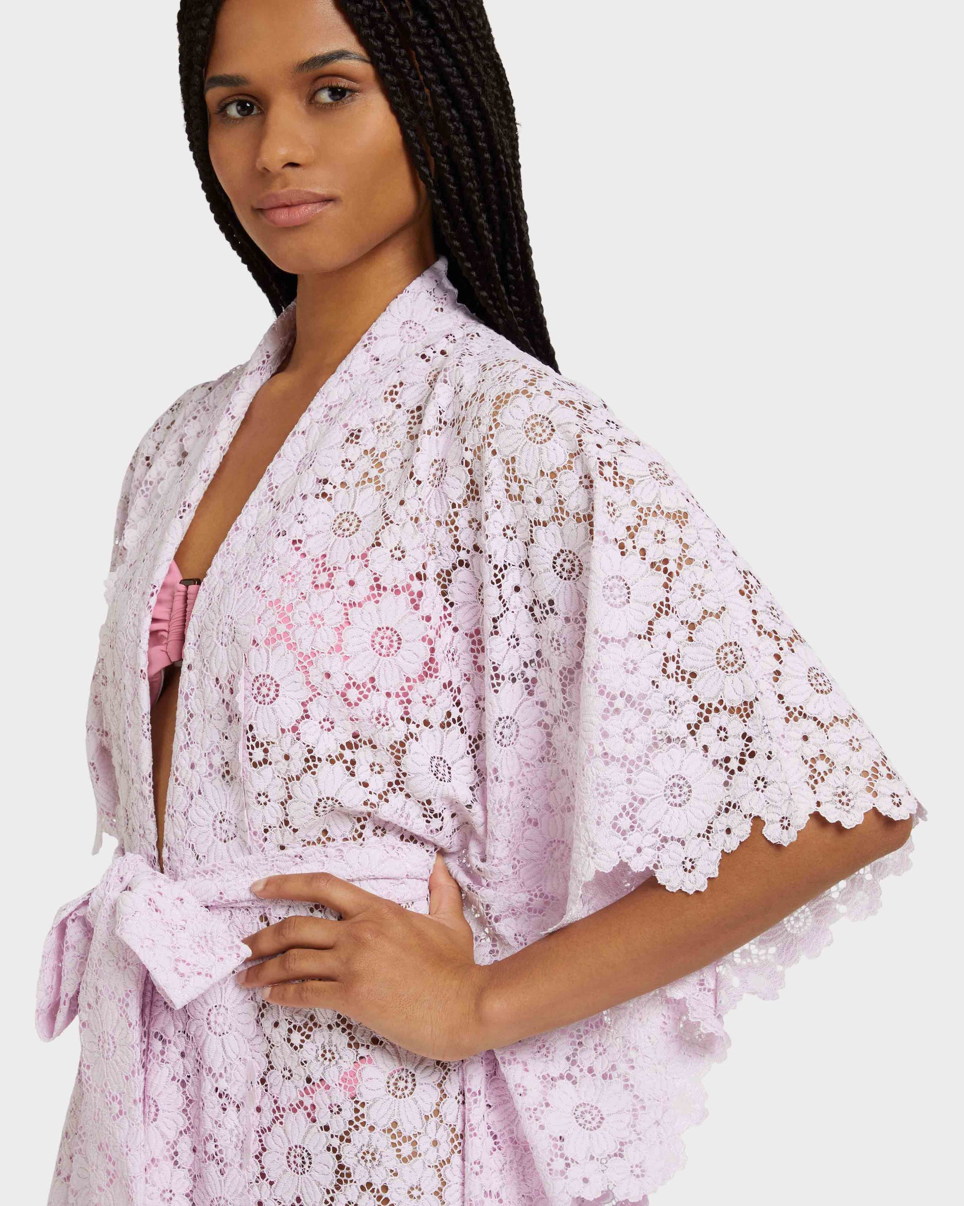 Vilebrequin Women Guipure Kimono Flowers Lace