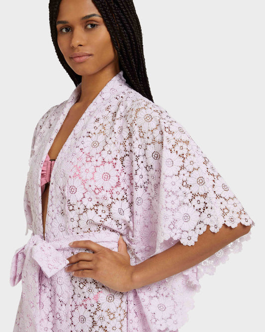 Vilebrequin Women Guipure Kimono Flowers Lace