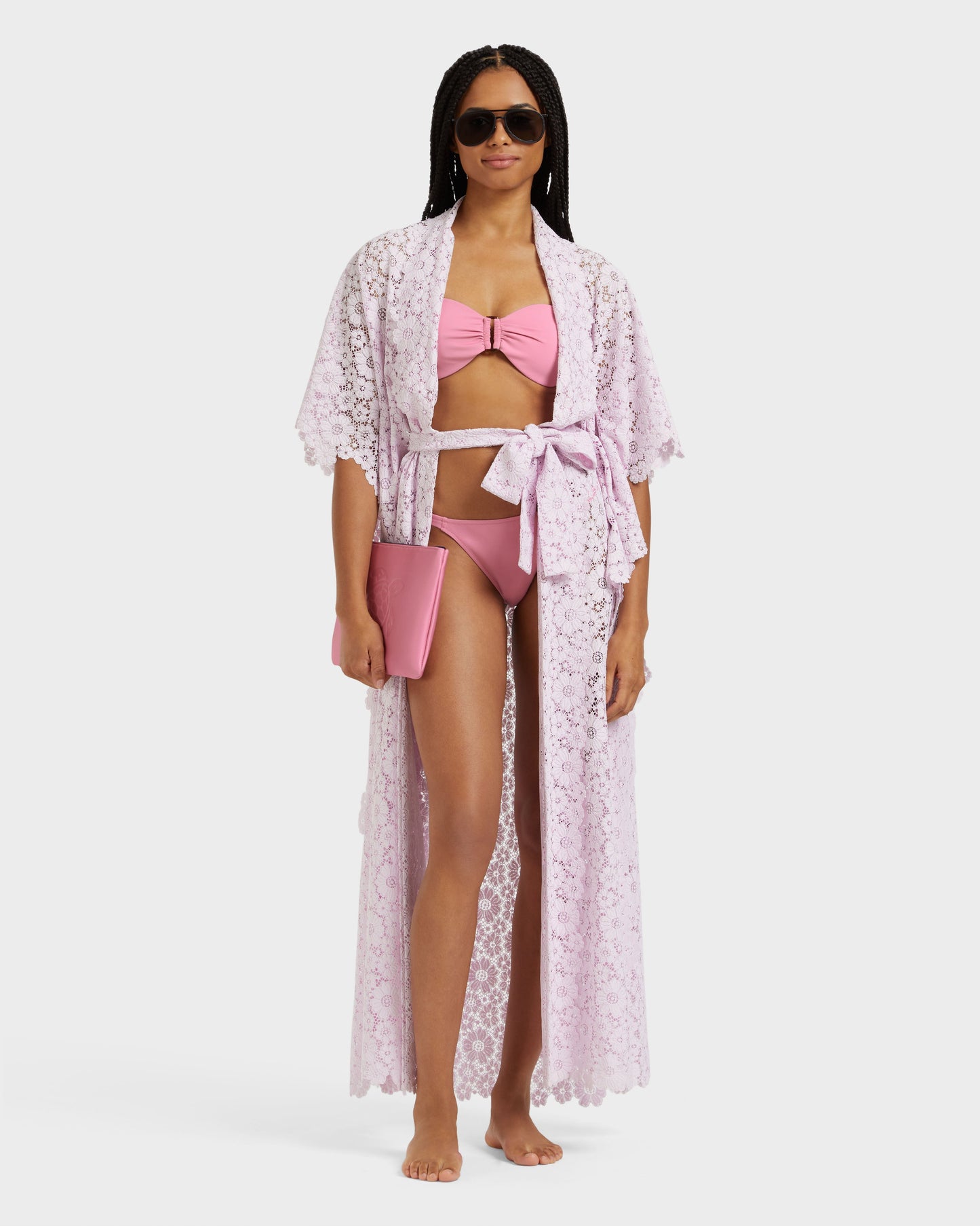Vilebrequin Women Guipure Kimono Flowers Lace