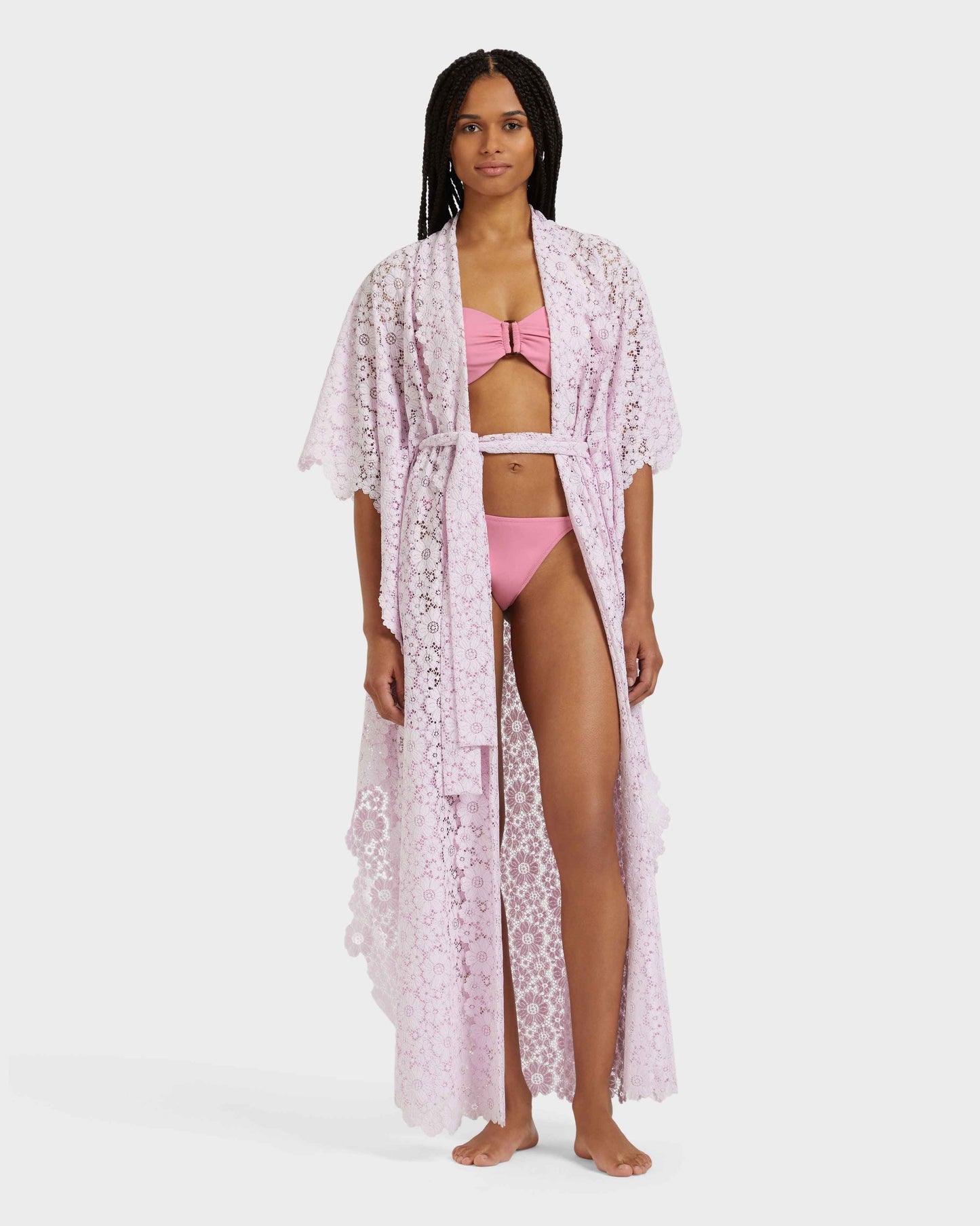 Vilebrequin Women Guipure Kimono Flowers Lace