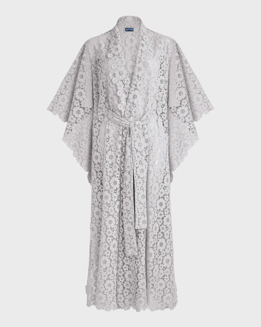 Vilebrequin Women Guipure Kimono Flowers Lace