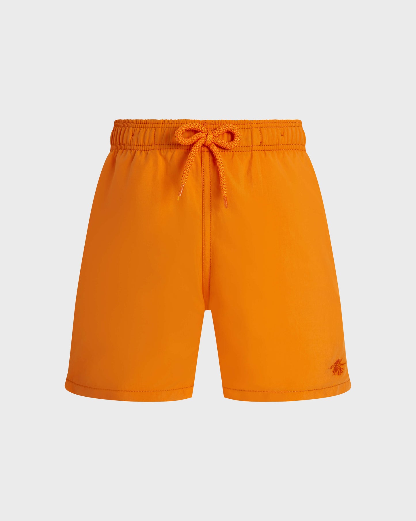 Vilebrequin Boys Boys Swim Trunks Water-reactive Octopus in Stripes - Orange Vitamin