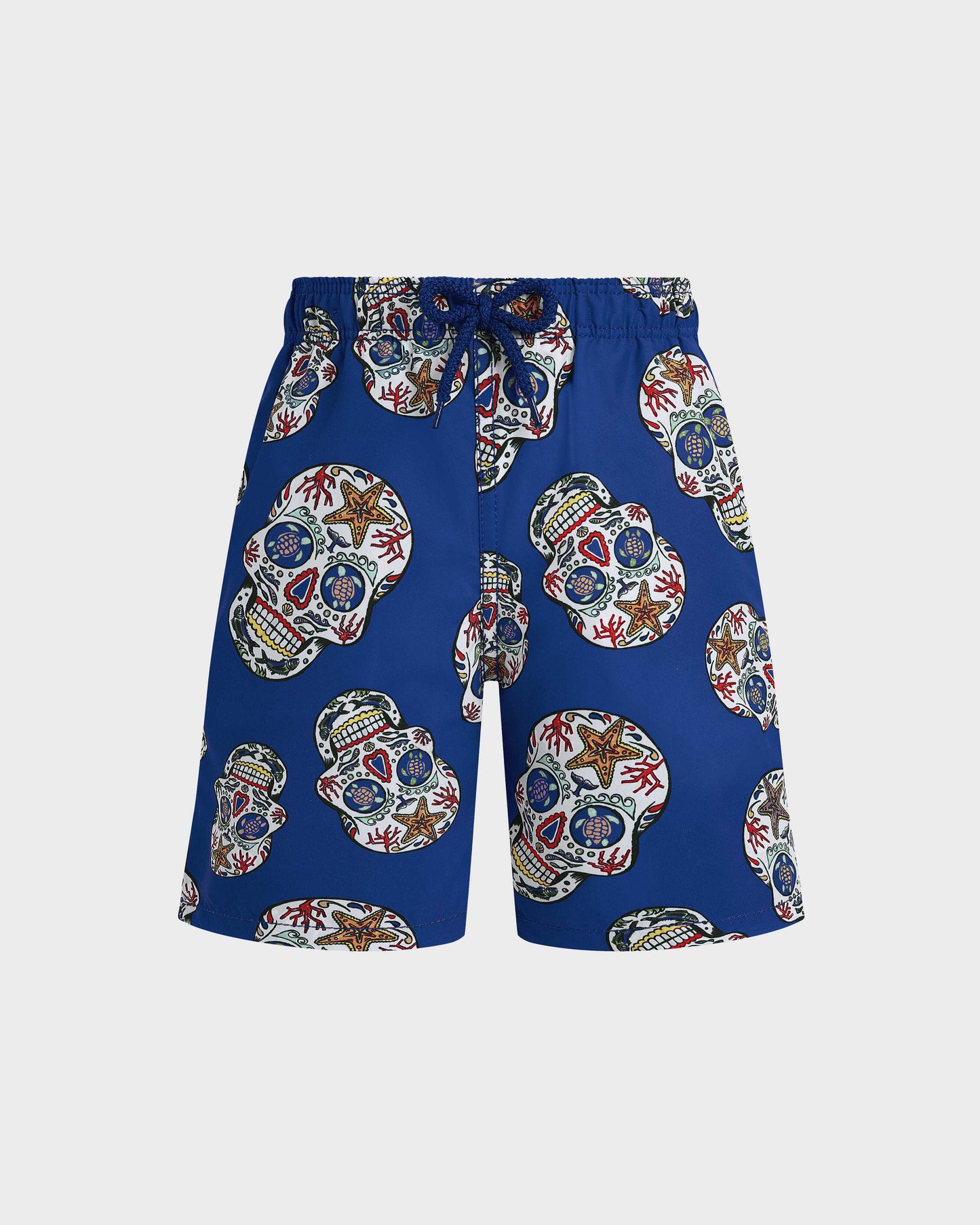 Vilebrequin Boys Boys Stretch Swim Shorts Día de Muertos