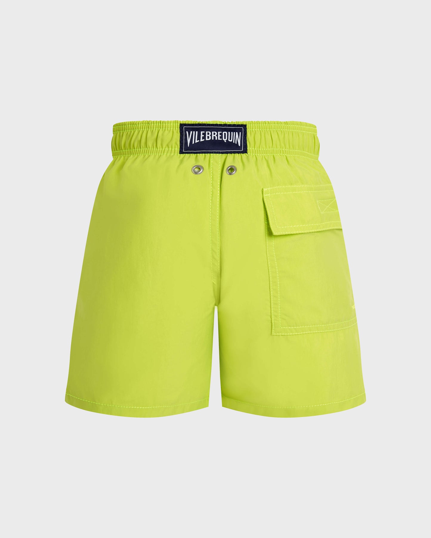 Vilebrequin Boys Boys Swim Trunks Water-reactive Hypnoctopus - Green Acide