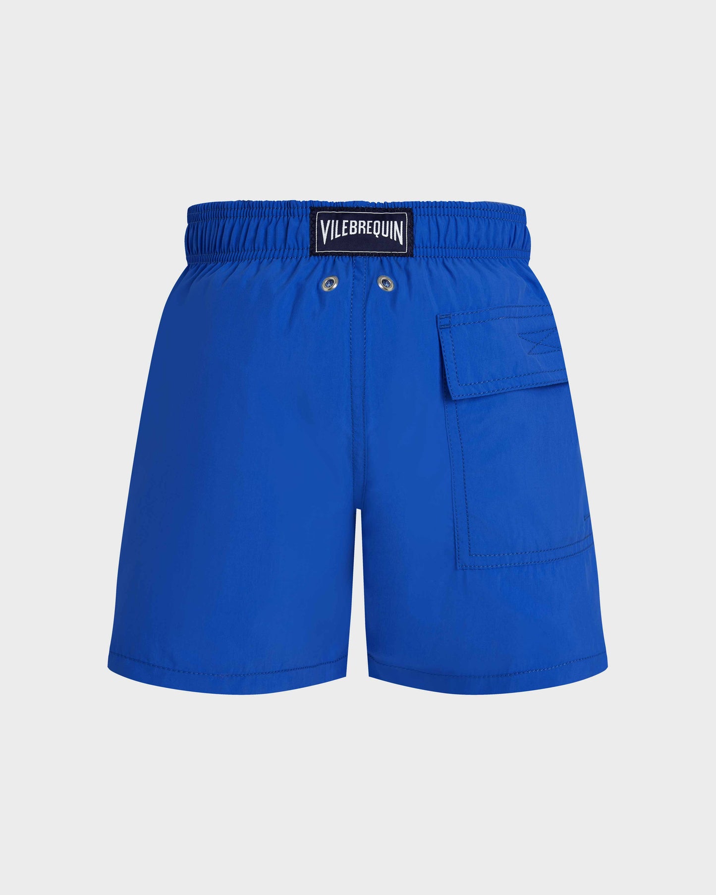 Vilebrequin Boys Boys Water-reactive Swim shorts Ronde Des Tortues Maxi - Blue Marrakech