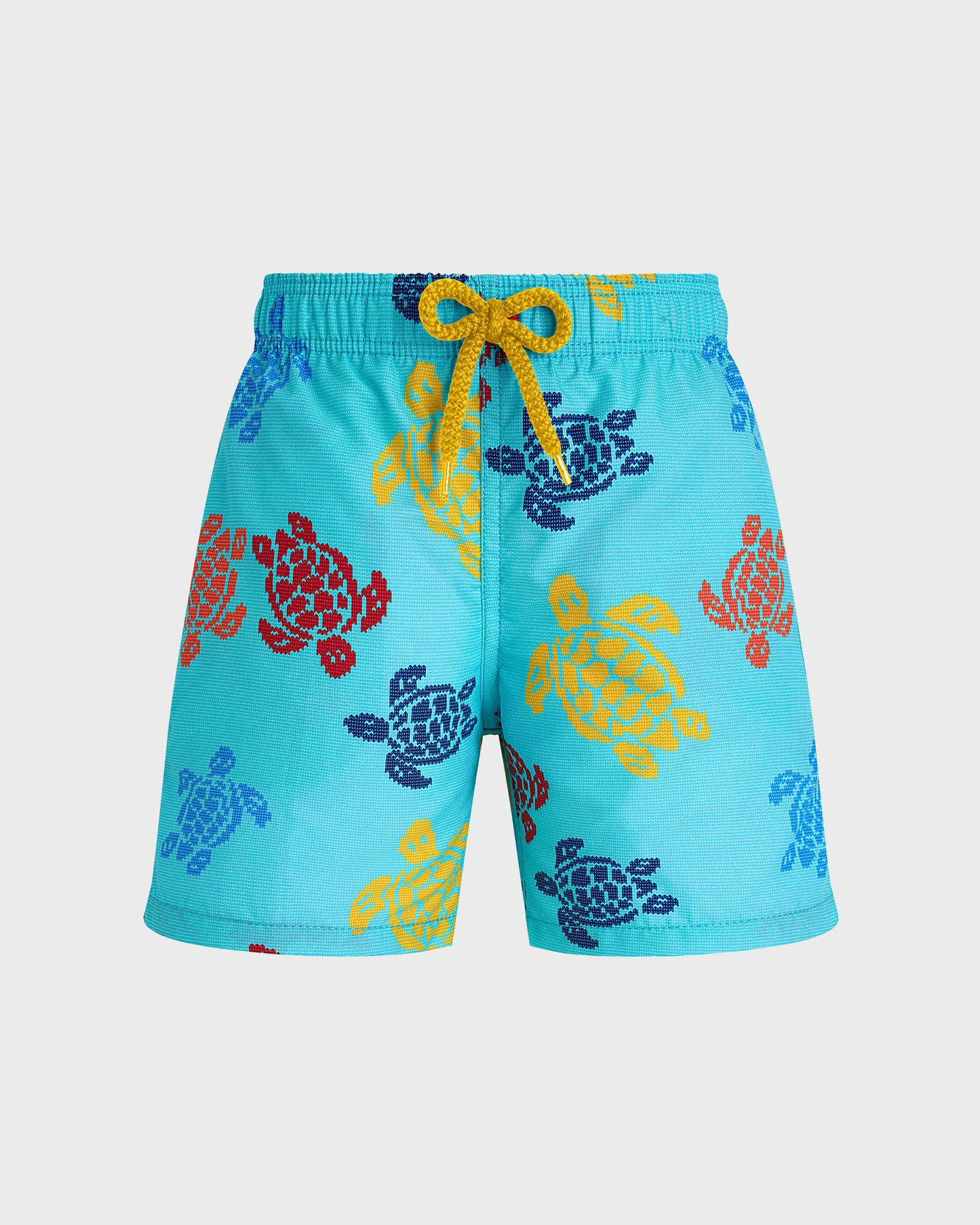 Vilebrequin Boys Boys Swim Shorts Ronde des Tortues Tricot
