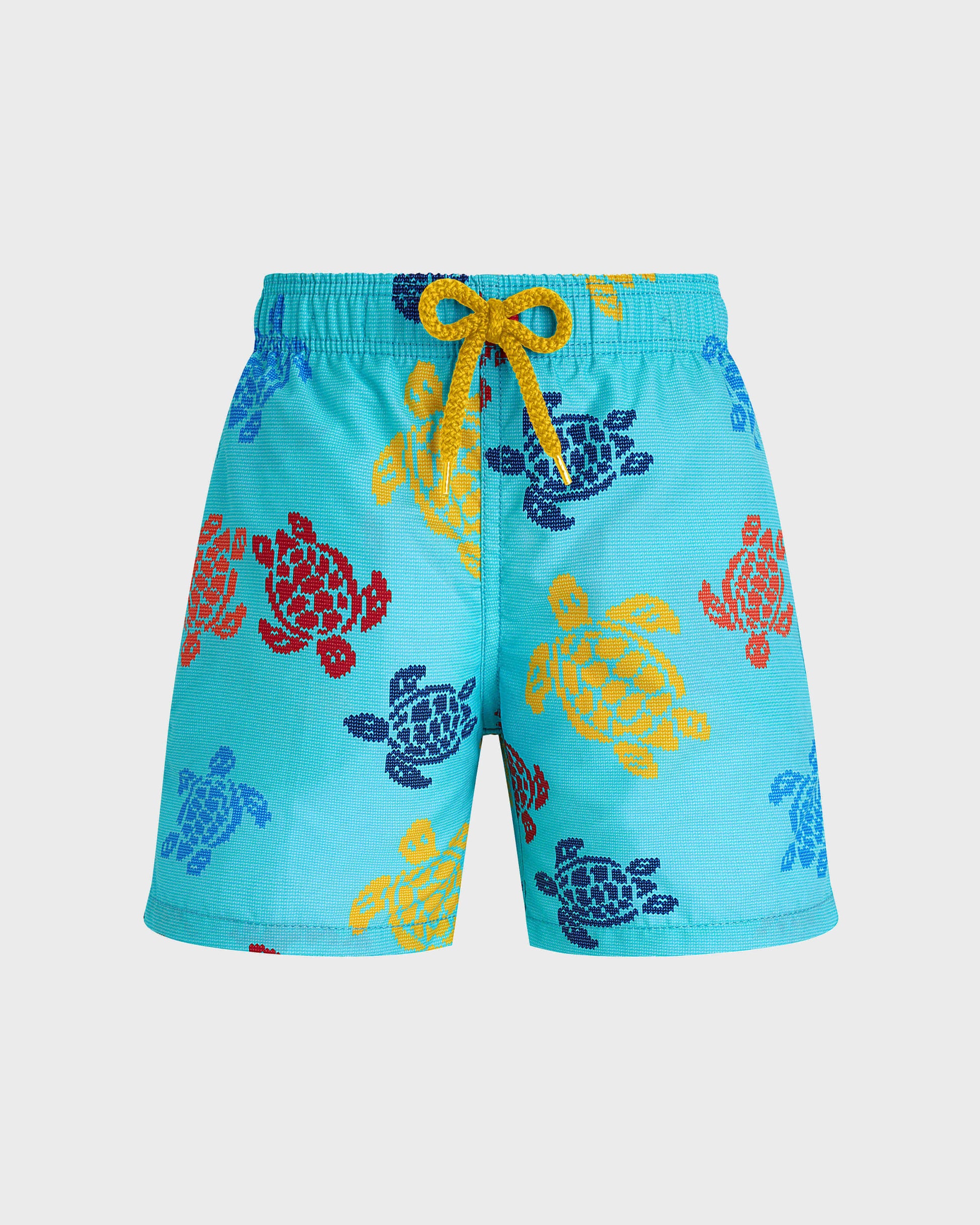 Vilebrequin Boys Boys Swim Shorts Ronde des Tortues Tricot