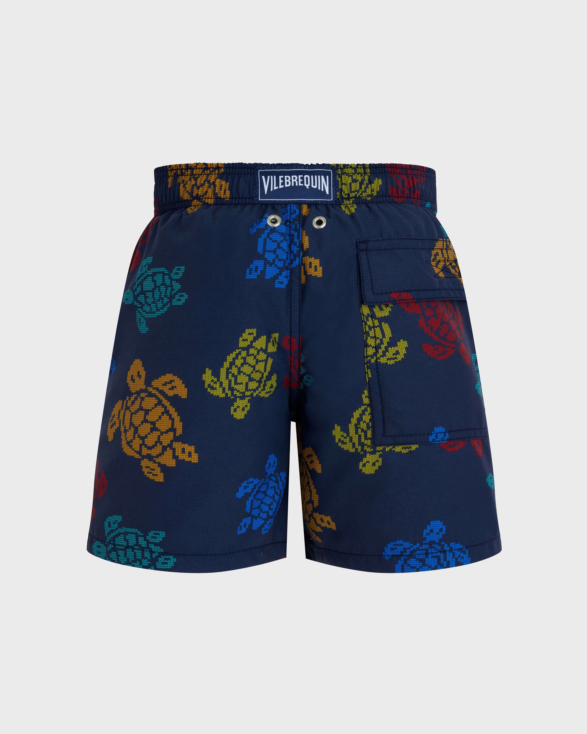 Vilebrequin Boys Boys Swim Shorts Ronde des Tortues Tricot