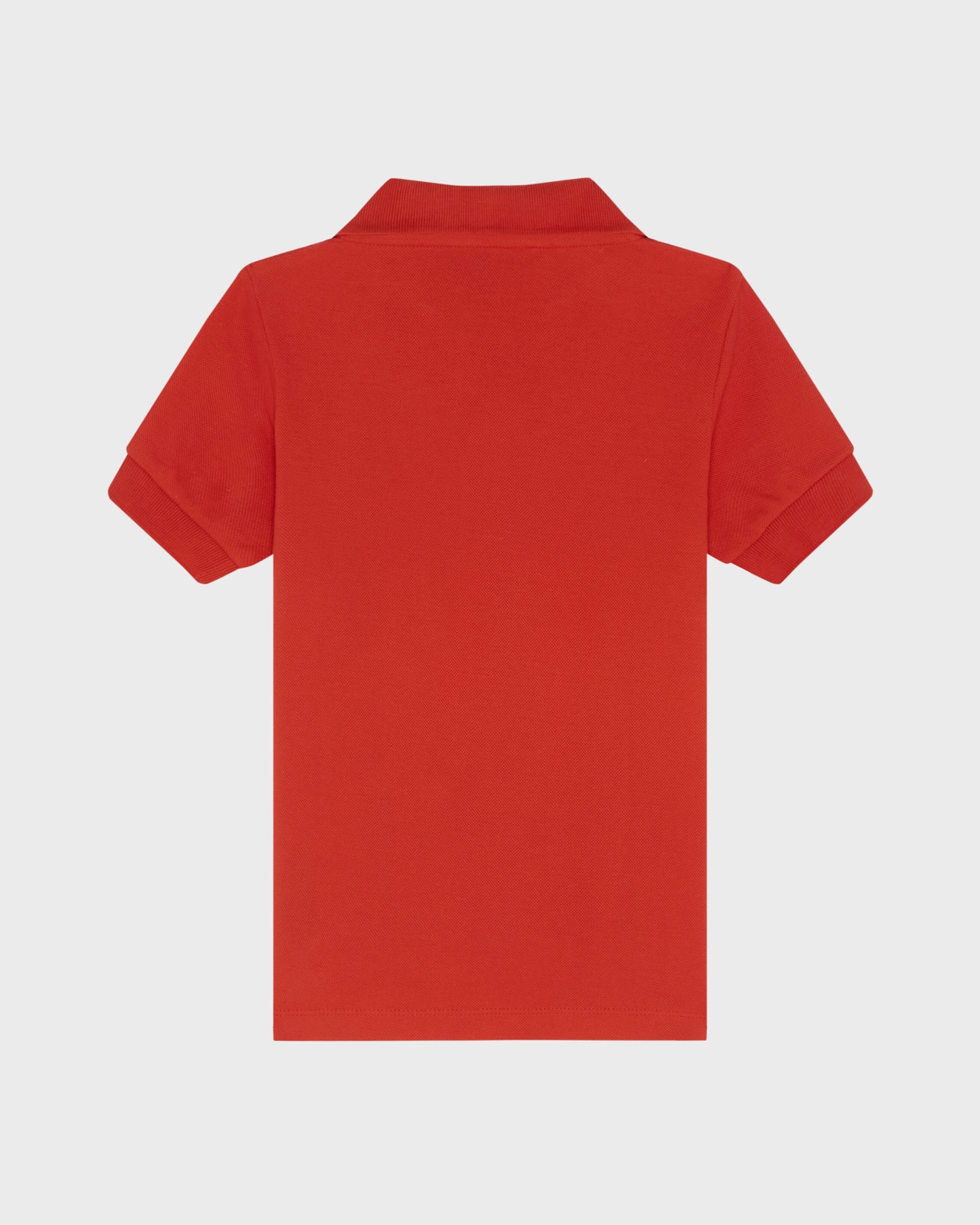 Vilebrequin Boys Boys Pique Cotton Polo Embroidered Turtle - Poppy red