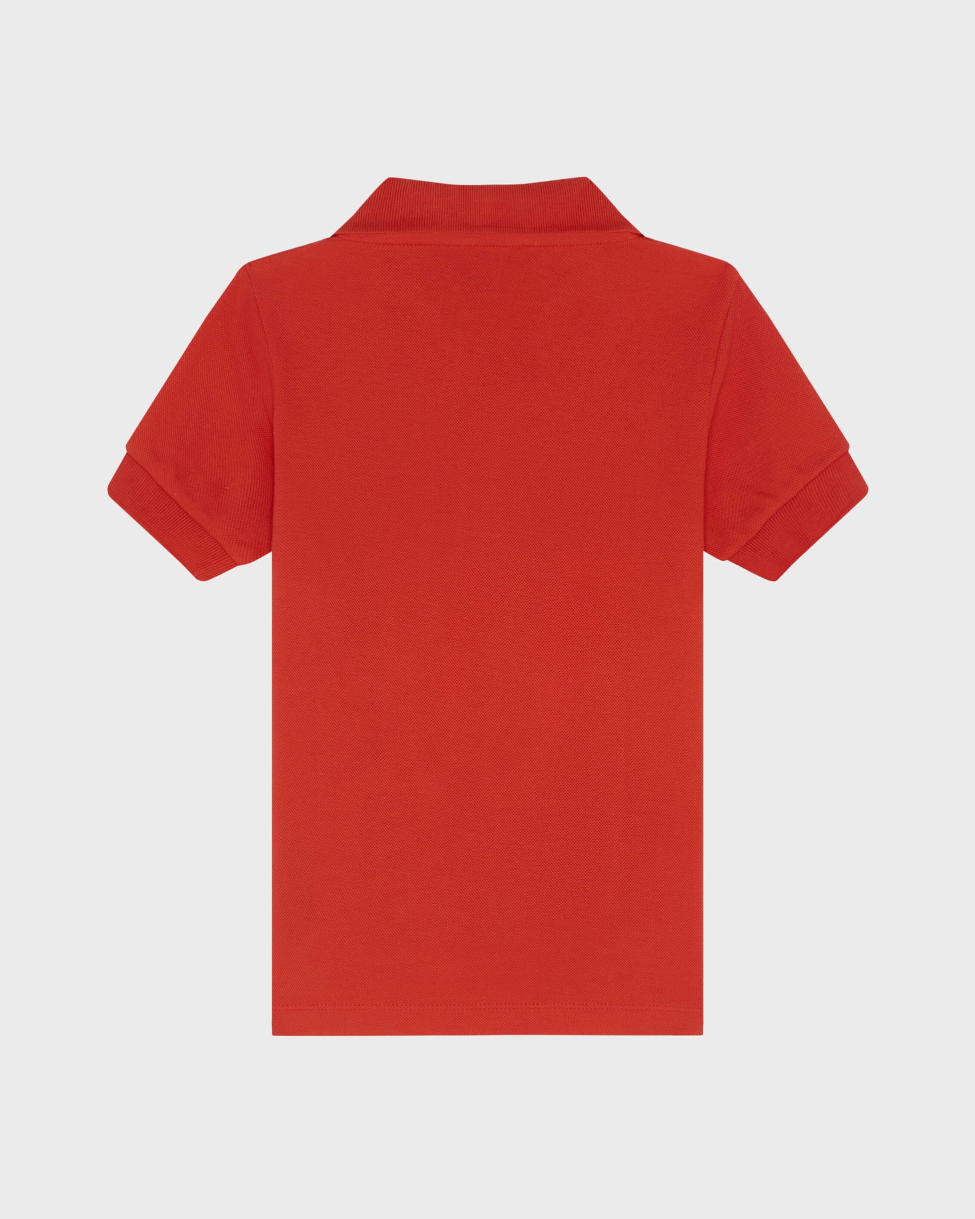 Vilebrequin Boys Boys Pique Cotton Polo Embroidered Turtle - Poppy red