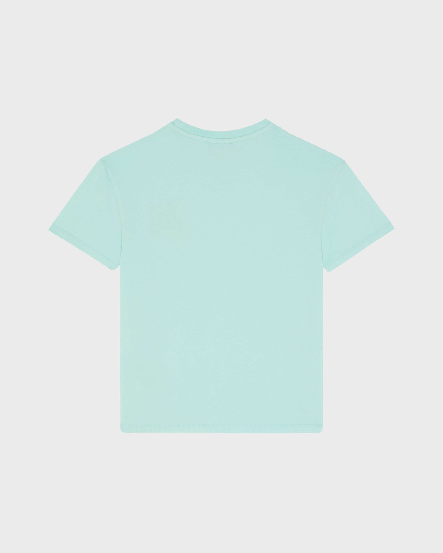 Vilebrequin Boys Boys Organic Cotton T-shirt Embroidered Turtle - Green Caribbean