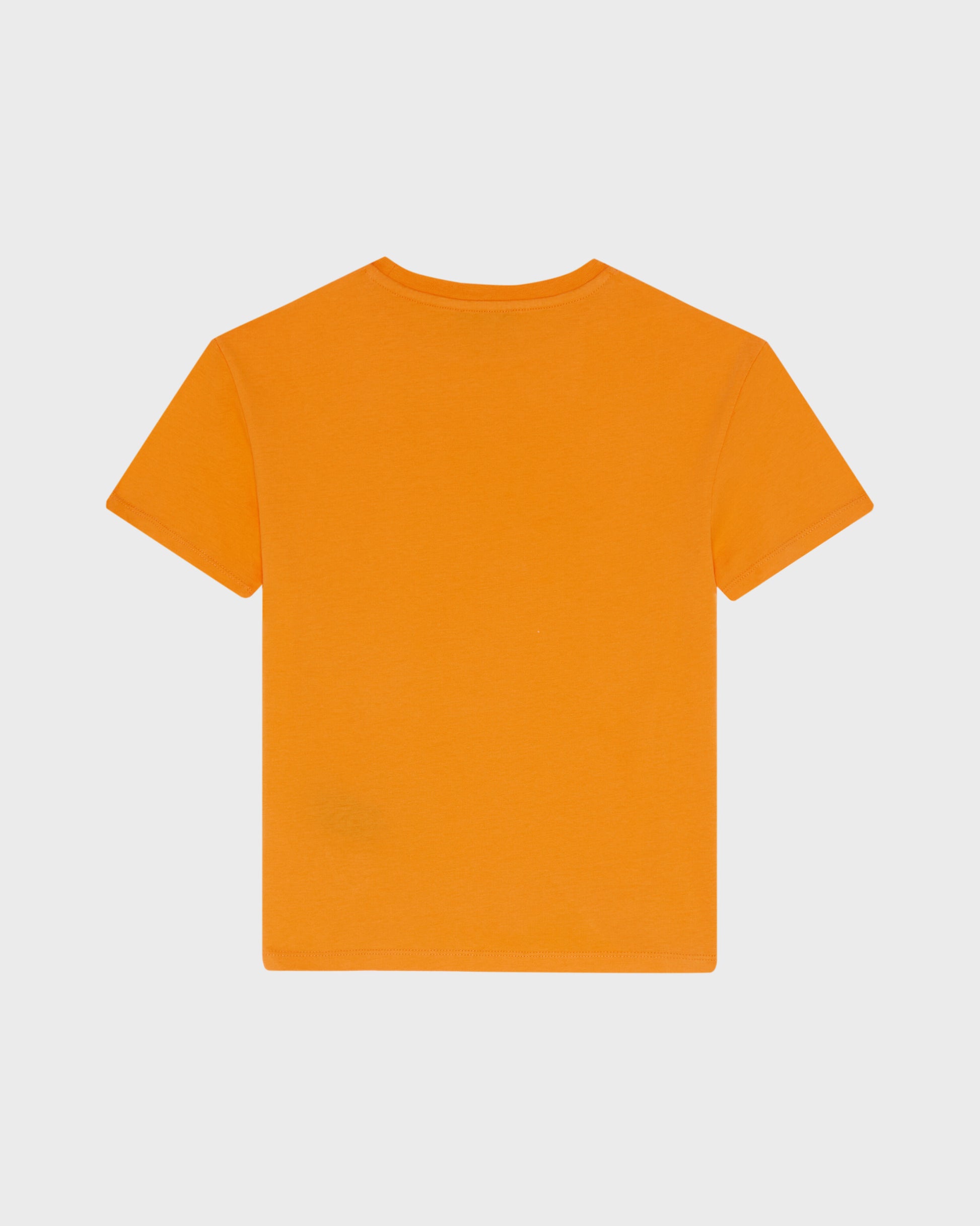Vilebrequin Boys Boys Organic Cotton T-shirt Medusa - Orange Vitamin