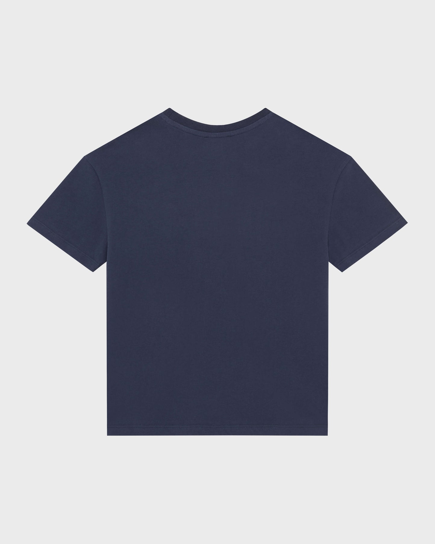Vilebrequin Boys Boys Organic Cotton T-shirt Embroidered Turtle - Blue Navy
