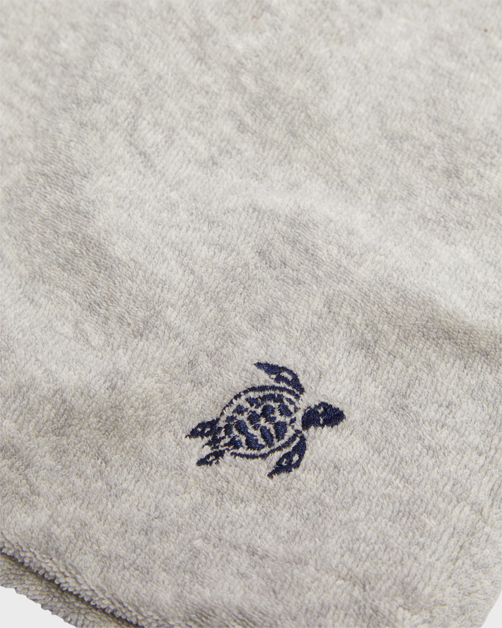 Vilebrequin Boys Boys Terry Bermuda Shorts Embroidered Turtle - Heather grey