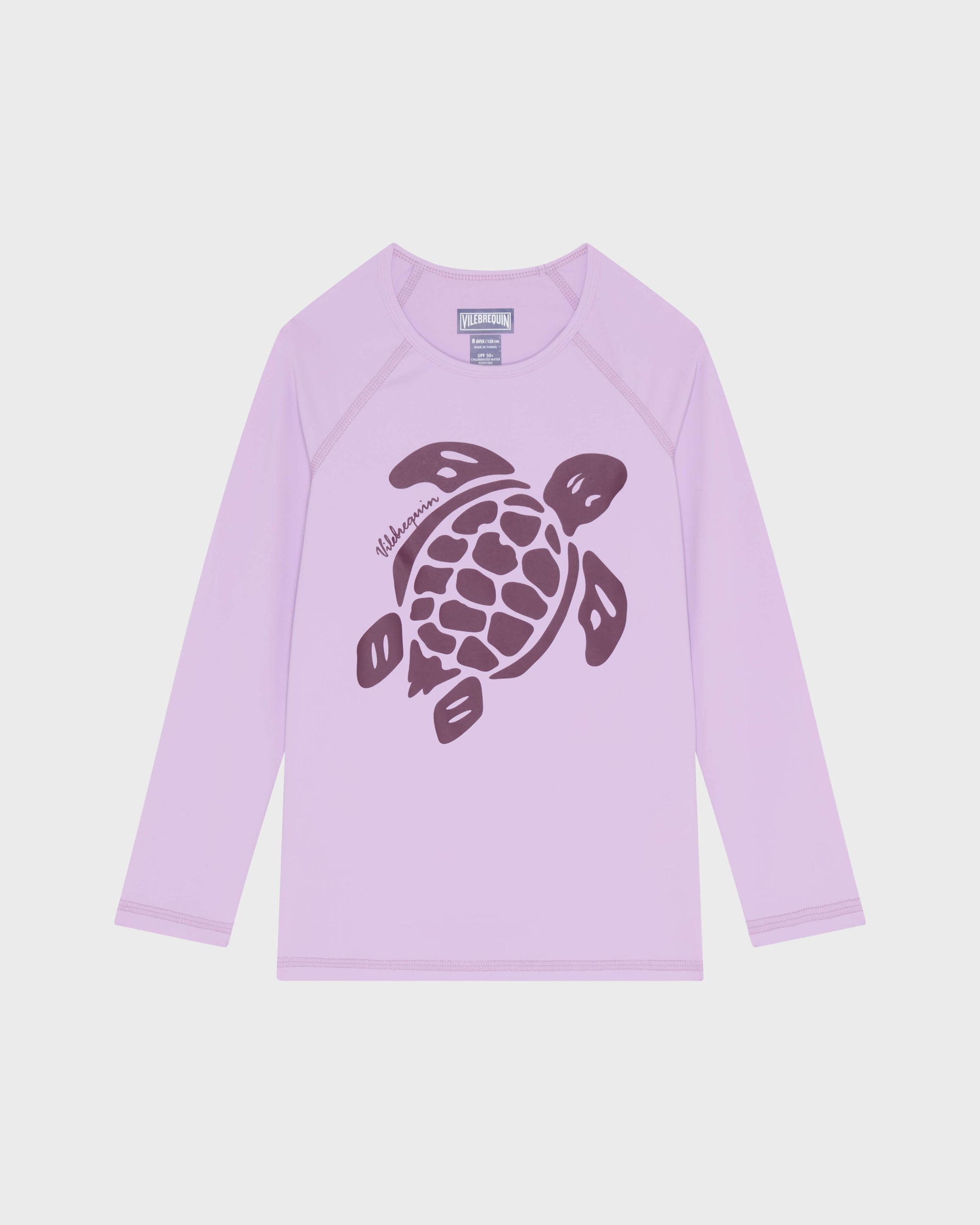 Vilebrequin Girls Girls Long Sleeves Rashguard Solid - Purple Fleur