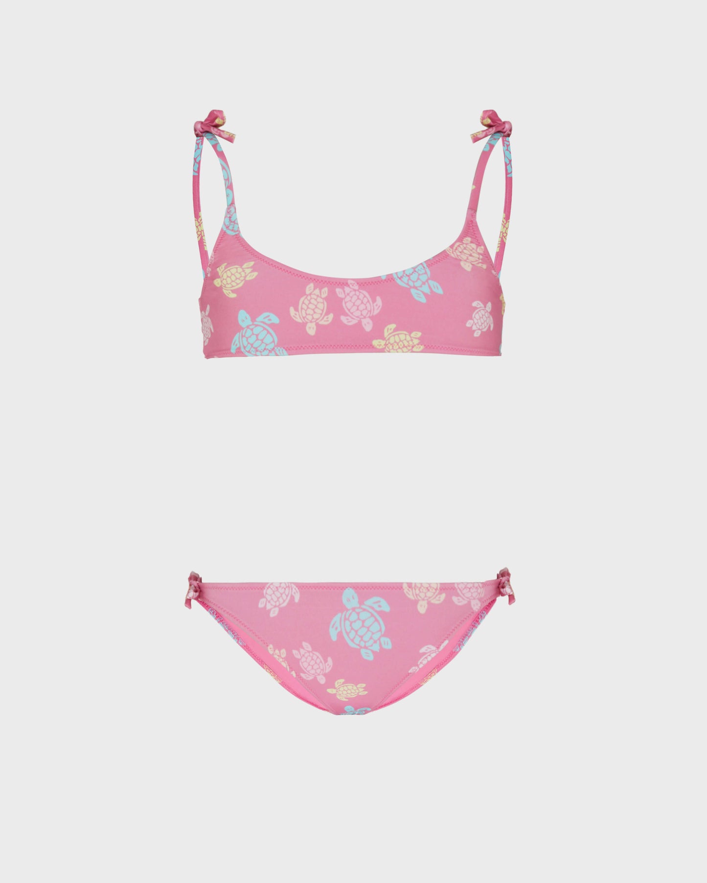 Vilebrequin Girls Girls Two-pieces Swimsuit Tortues Multicolores - Pink Boudoir