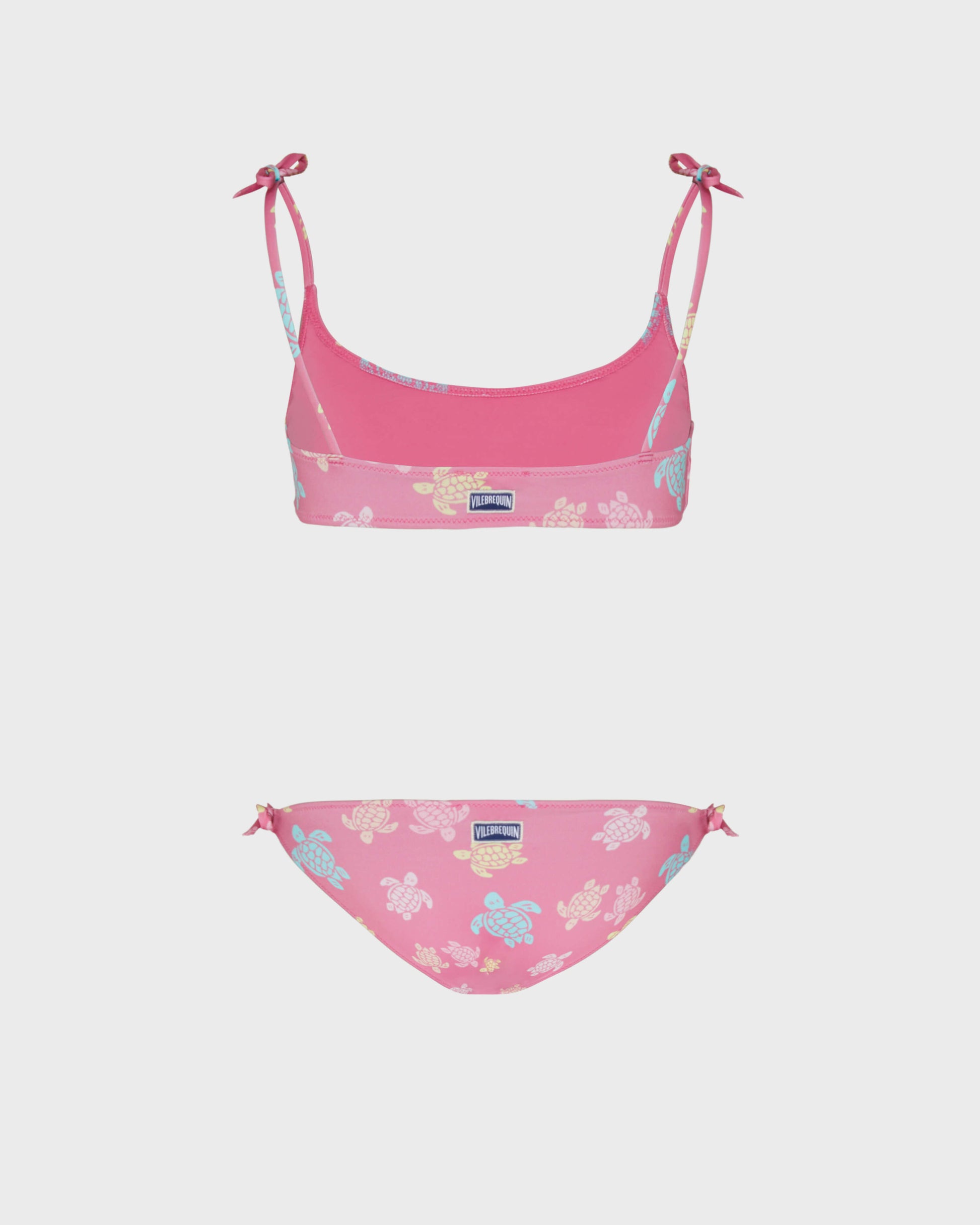 Vilebrequin Girls Girls Two-pieces Swimsuit Tortues Multicolores - Pink Boudoir